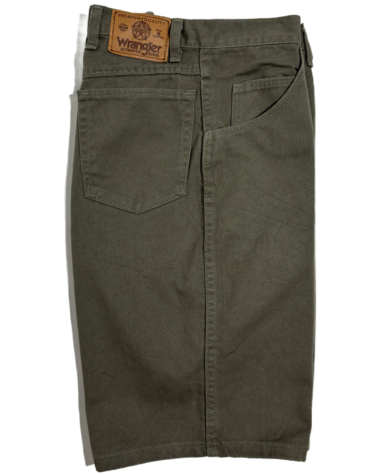 Wrangler Classic Olive Denim Bermude