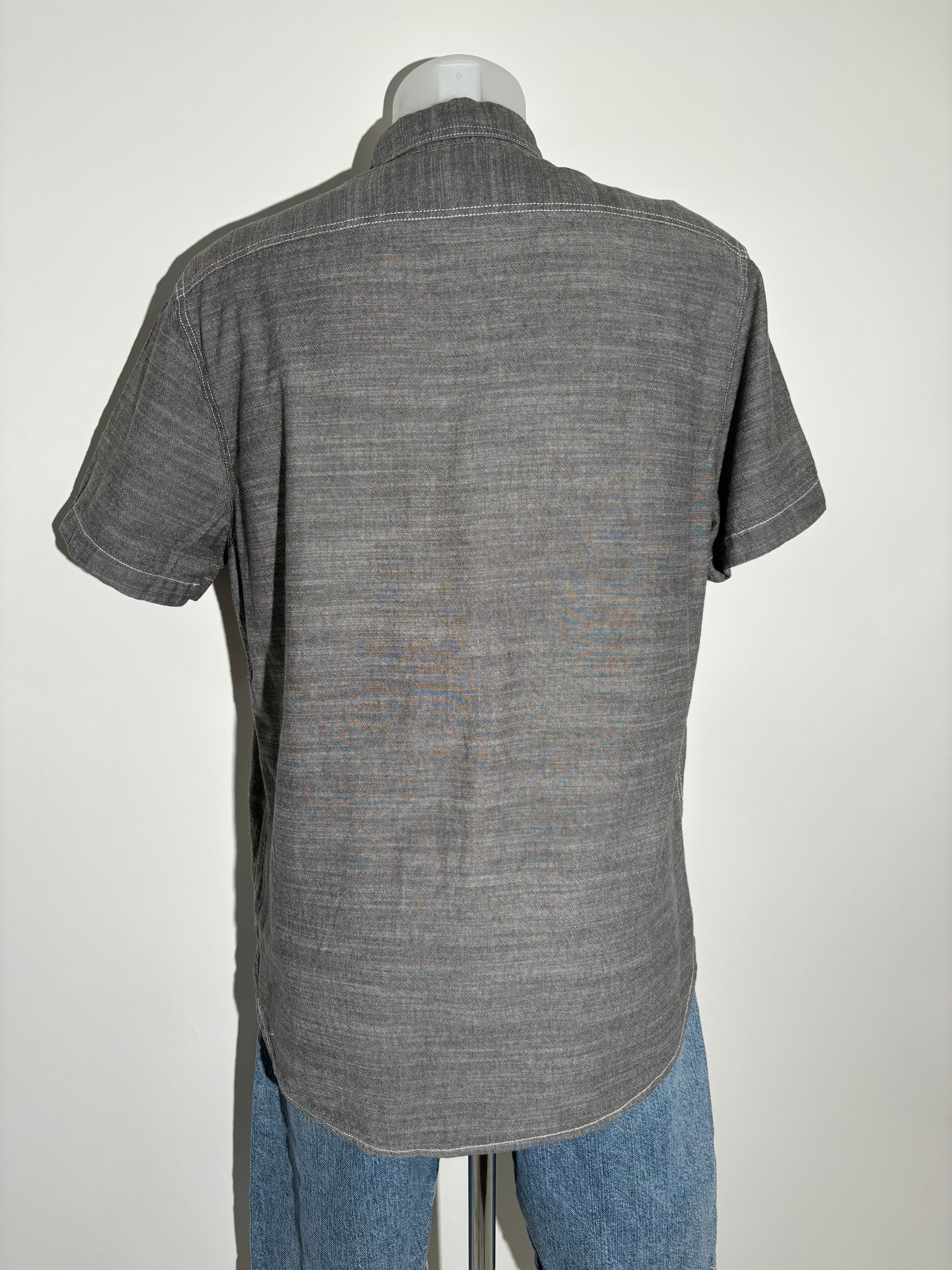 Woolrich Grey Geometry Pattern Košulja Woolrich