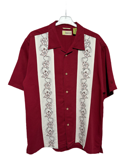 Tropical Orchid 80s Hawaiian Košulja HELM:VNTG