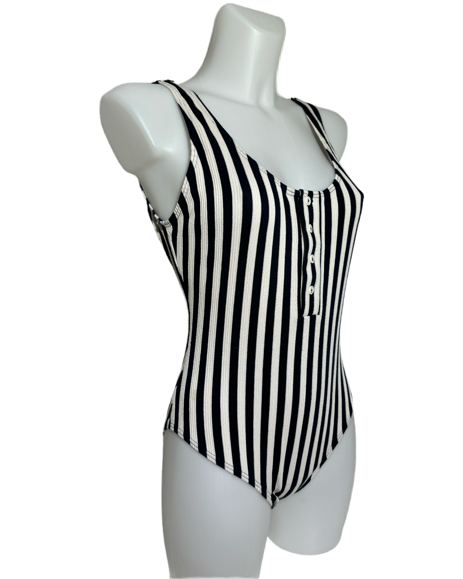 Nautical Stripe 90s Jednodelni Kupaći HELM:VNTG