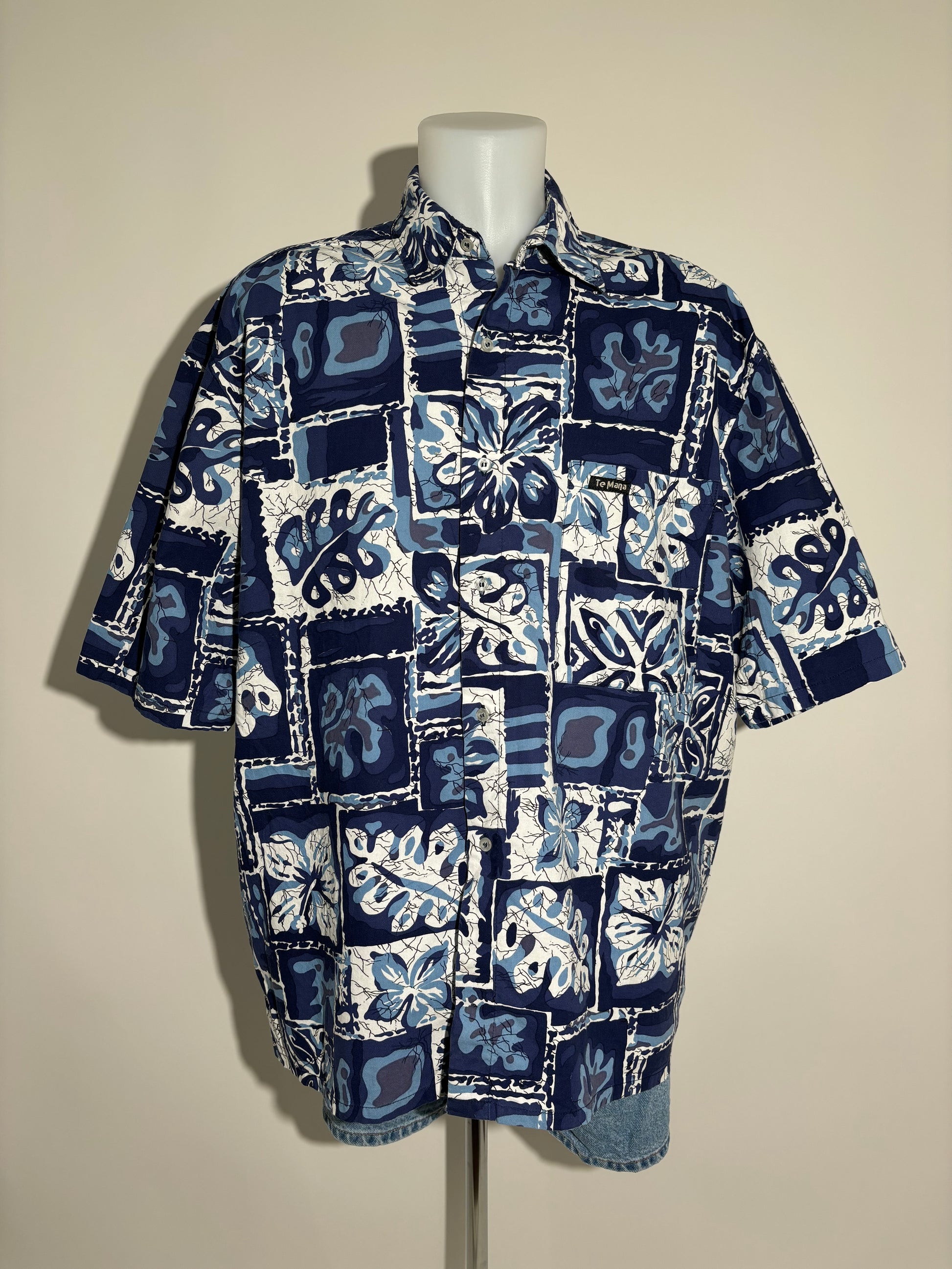 Azure Breeze 80s Hawaiian Košulja HELM:VNTG