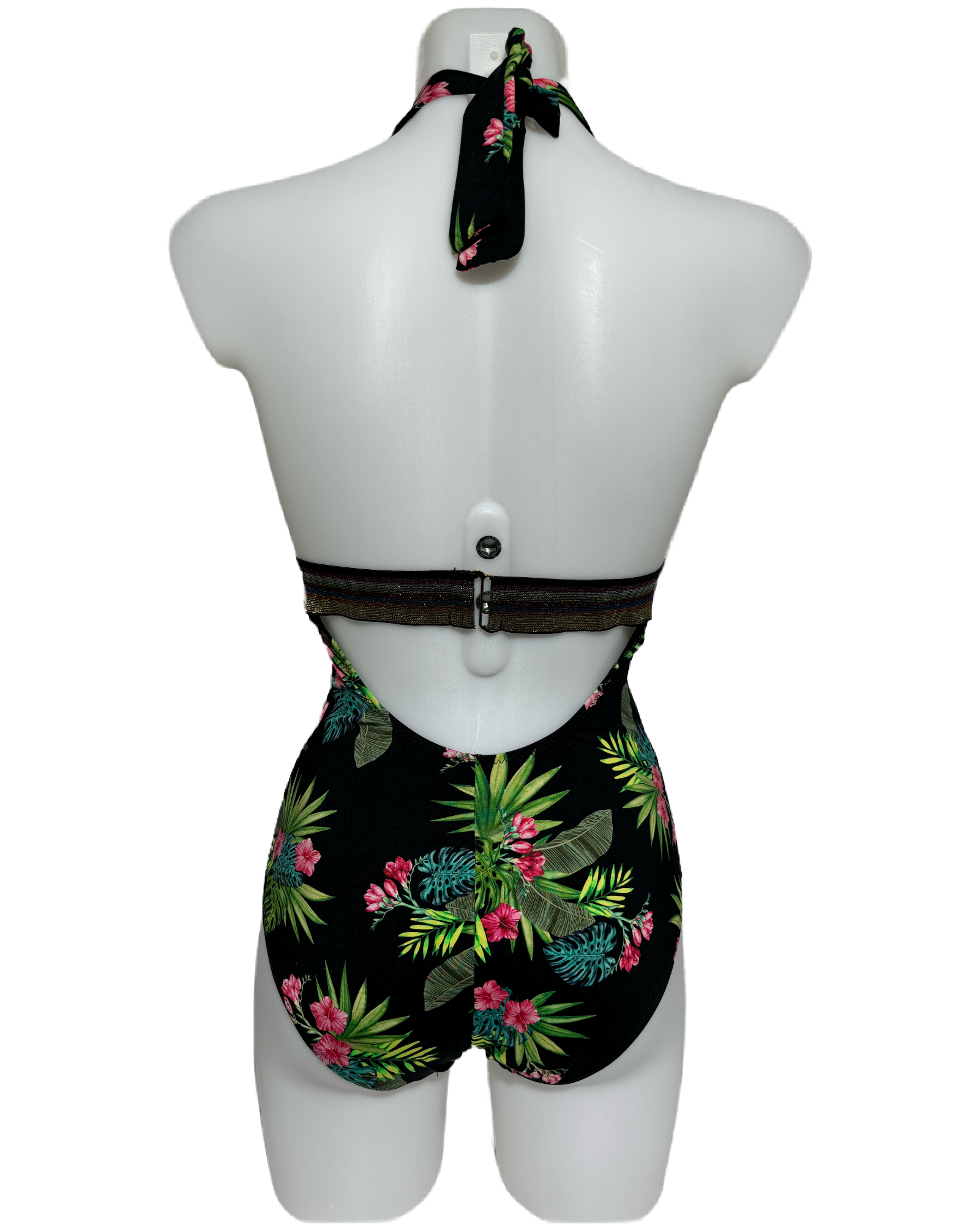 Hawaiian Paradise 80s One-Piece Jednodelni Kupaći HELM:VNTG