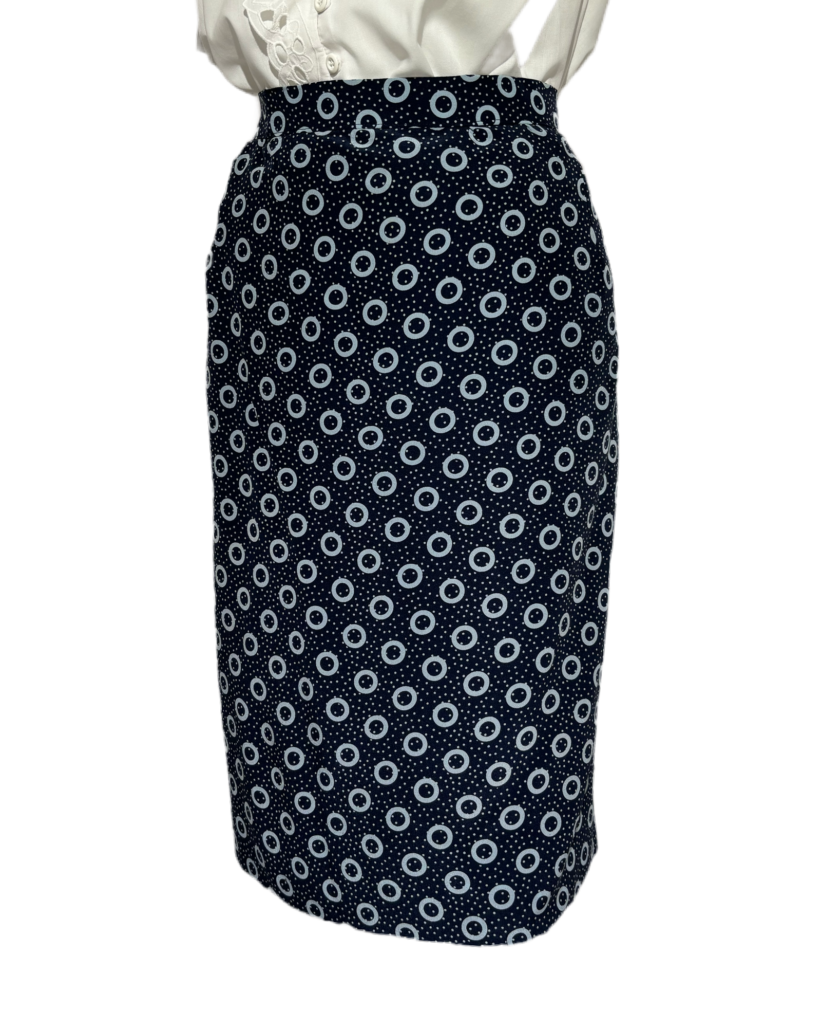 Tropical Fiesta 90s Polka Dot Suknja HELM:VNTG