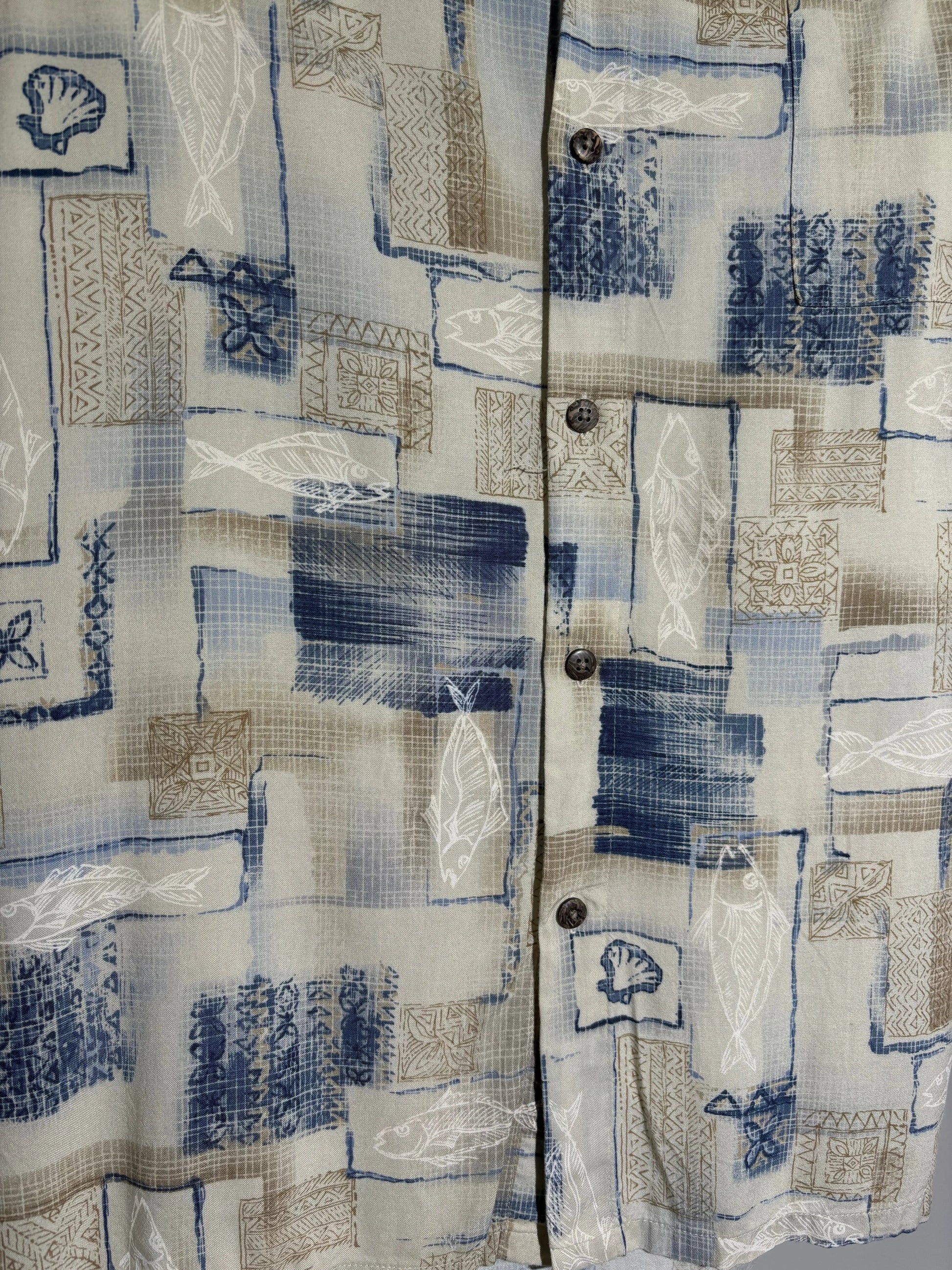 Marine Shores 90s Hawaiian Košulja HELM:VNTG