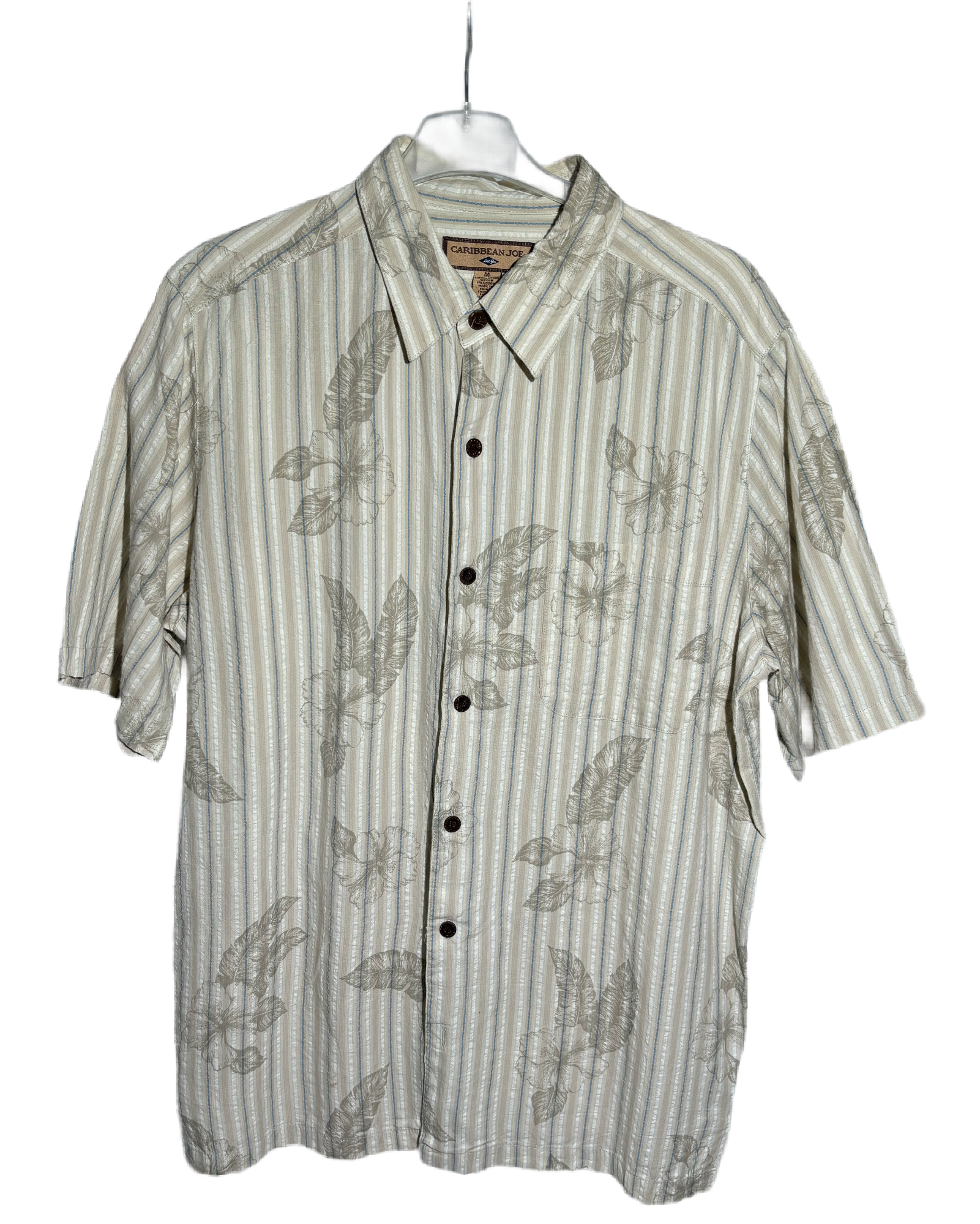 Tropical Sands 80s Striped Hawaiian Košulja