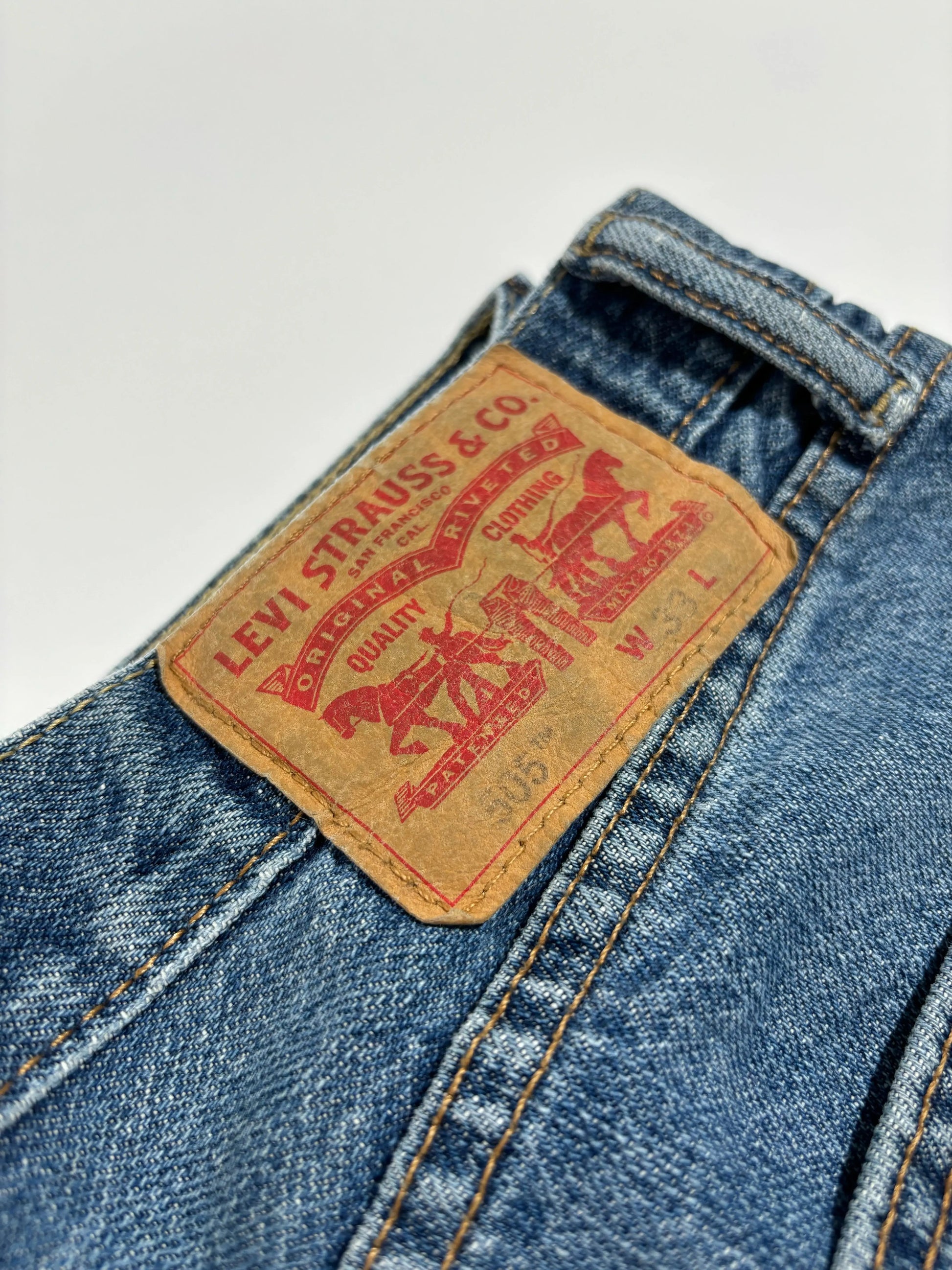 Levi's Classic Blue Denim Bermude Levi's