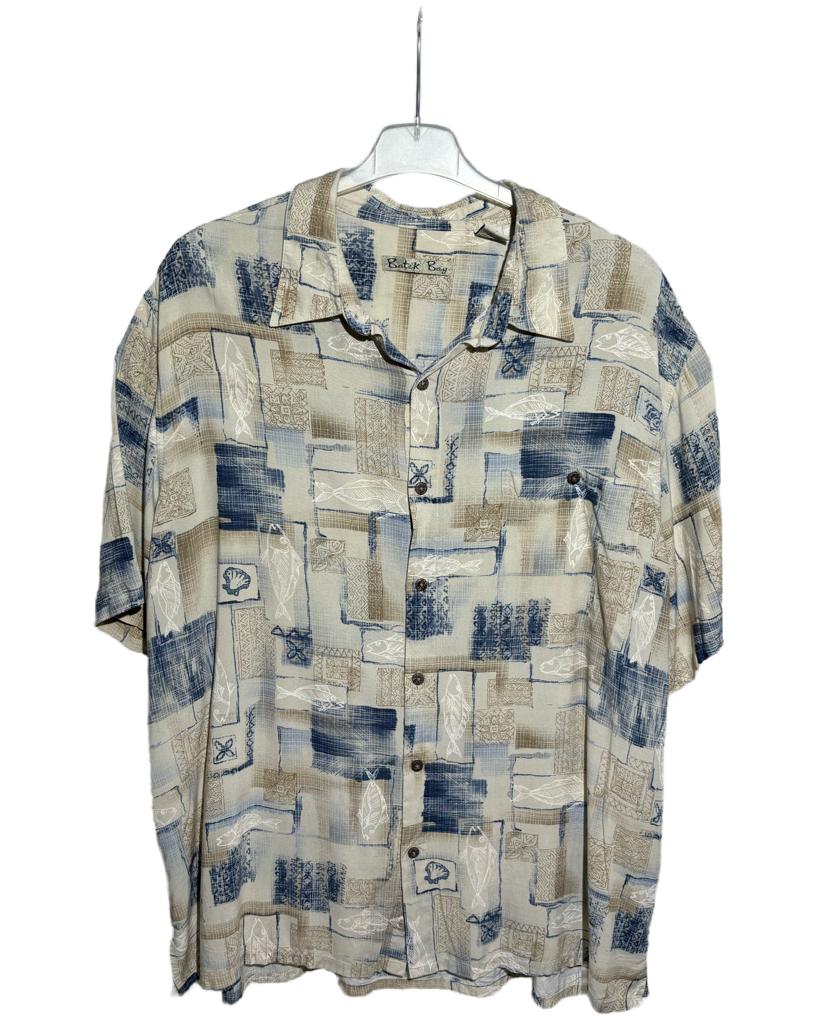 Marine Shores 90s Hawaiian Košulja HELM:VNTG