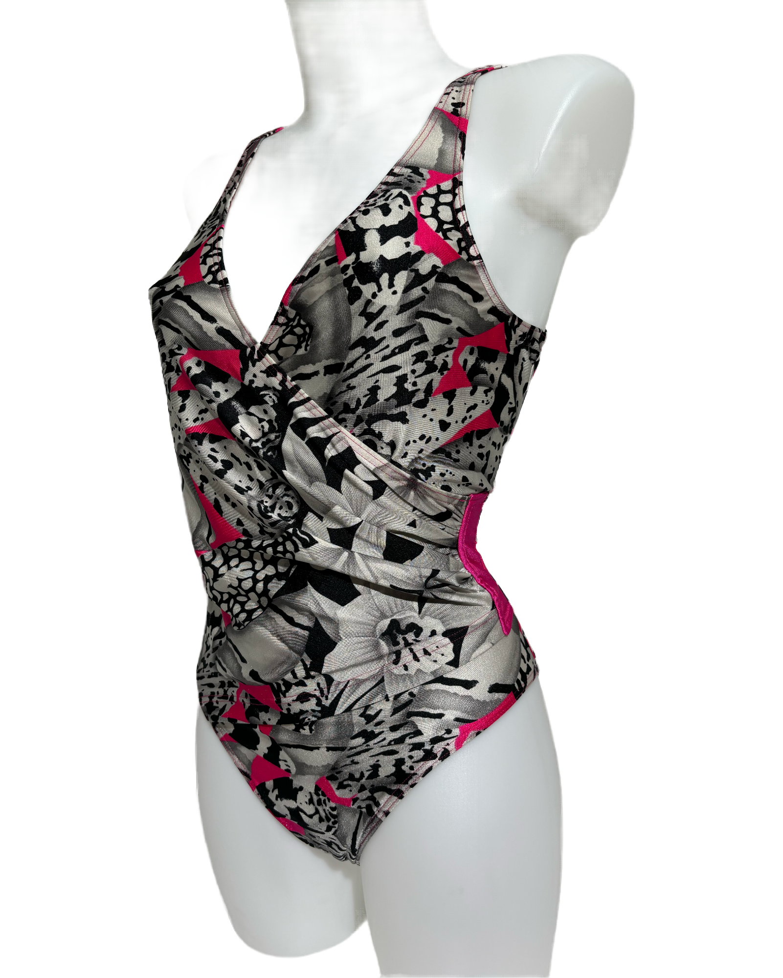 Monochrome Passion 90s Abstract Jednodelni Kupaći HELM:VNTG