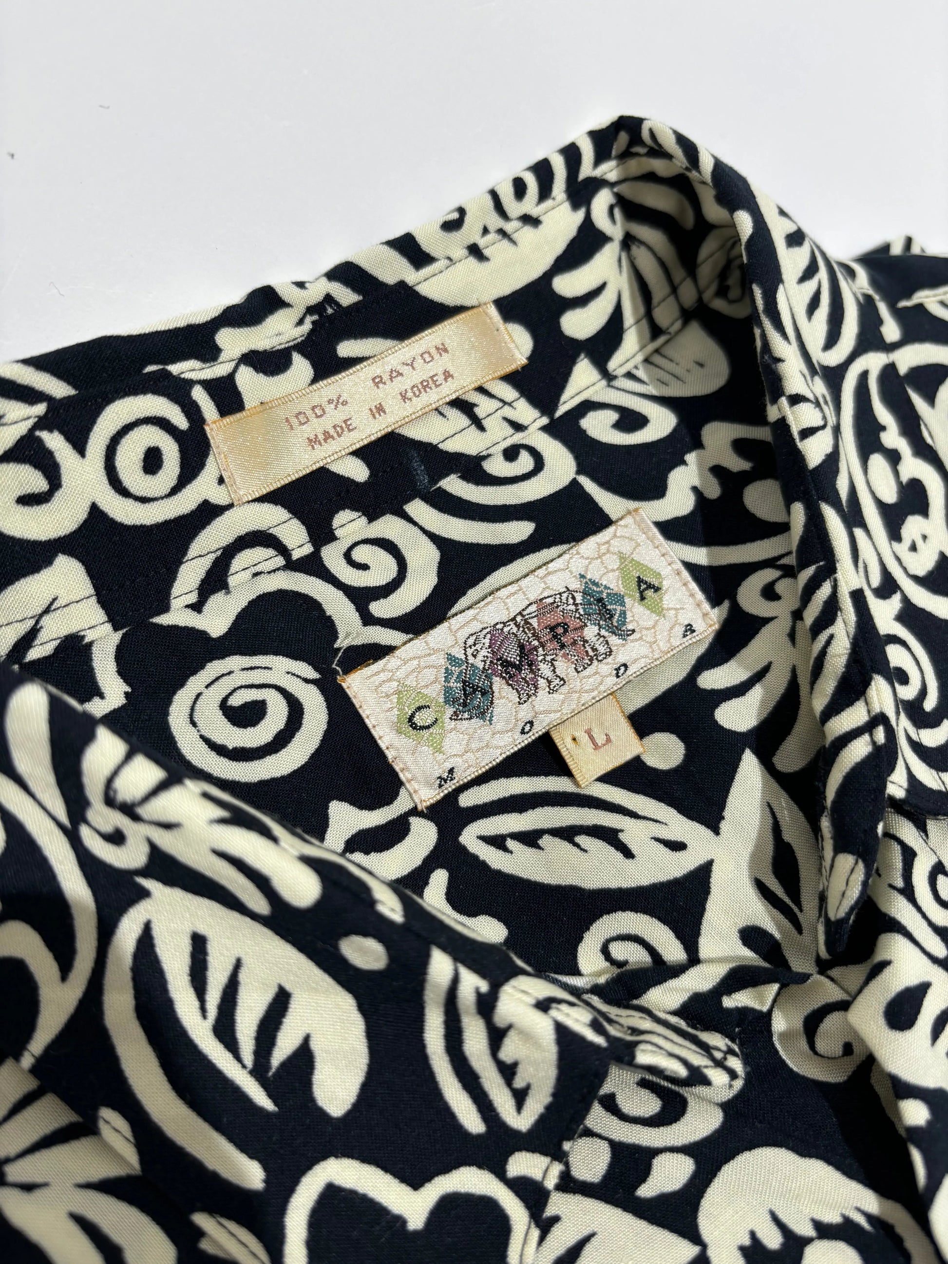 Tikki Fiesta 90s Hawaiian Košulja HELM:VNTG