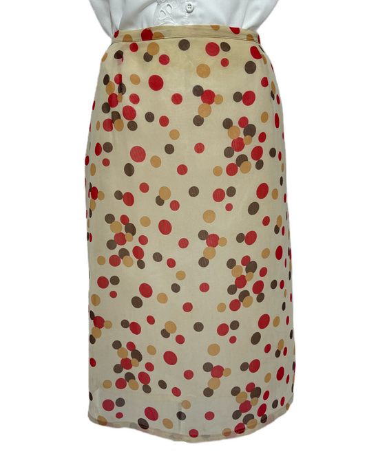 Retro Dot 70s Polka Suknja HELM:VNTG