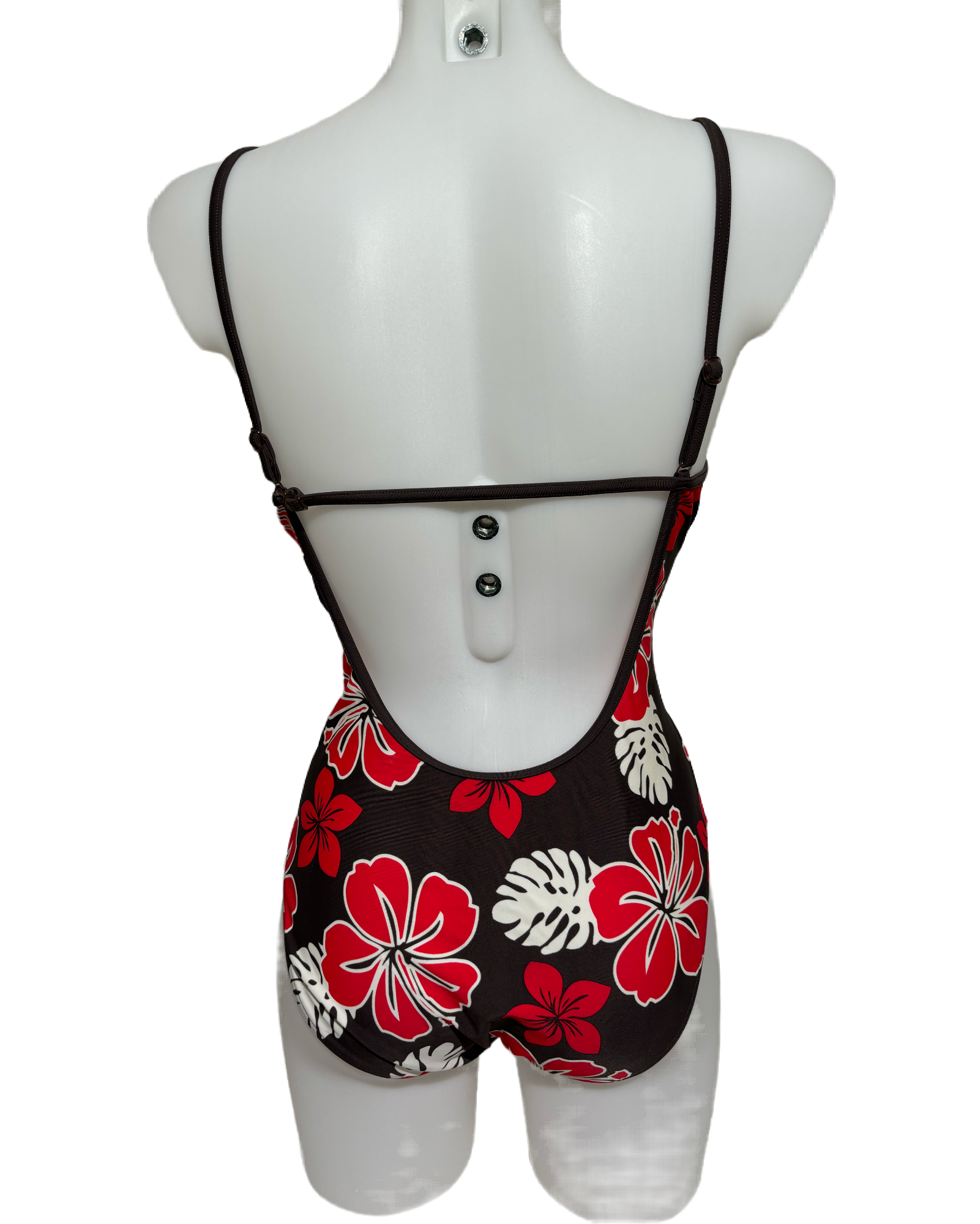 Tropical Blossom 80s Floral Jednodelni Kupaći HELM:VNTG