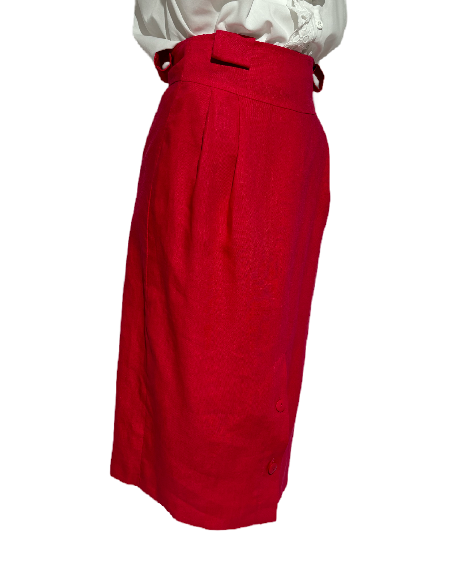 Floral Burst 80s Radiant Suknja HELM:VNTG