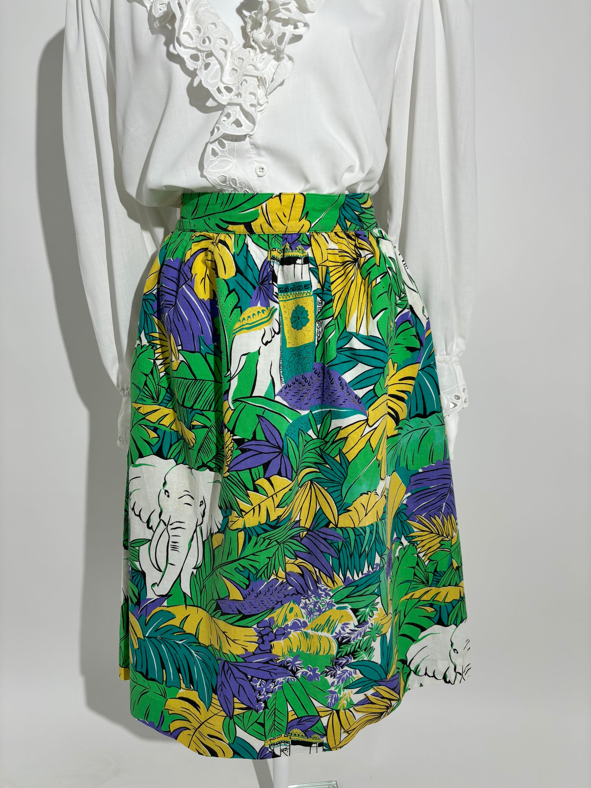 Tropical Jungle 90s Suknja HELM:VNTG