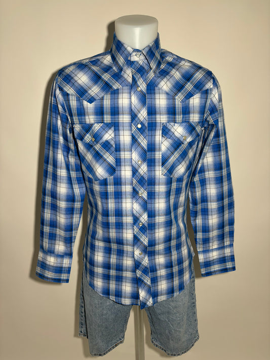 Wrangler Blue Western Checkered Košulja Wrangler