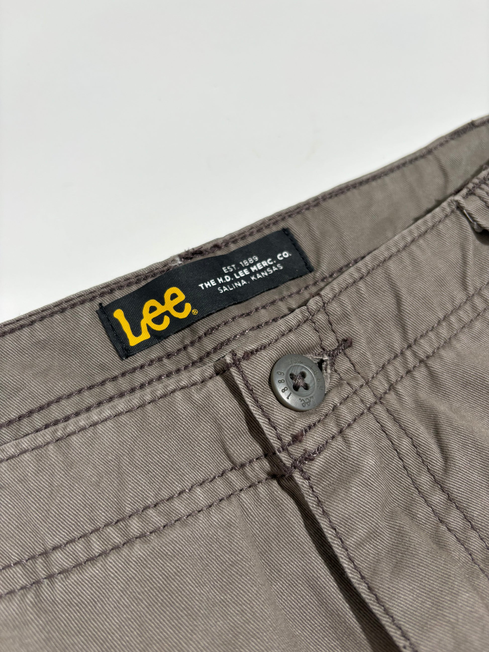 Lee Dark Olive Cargo Bermude