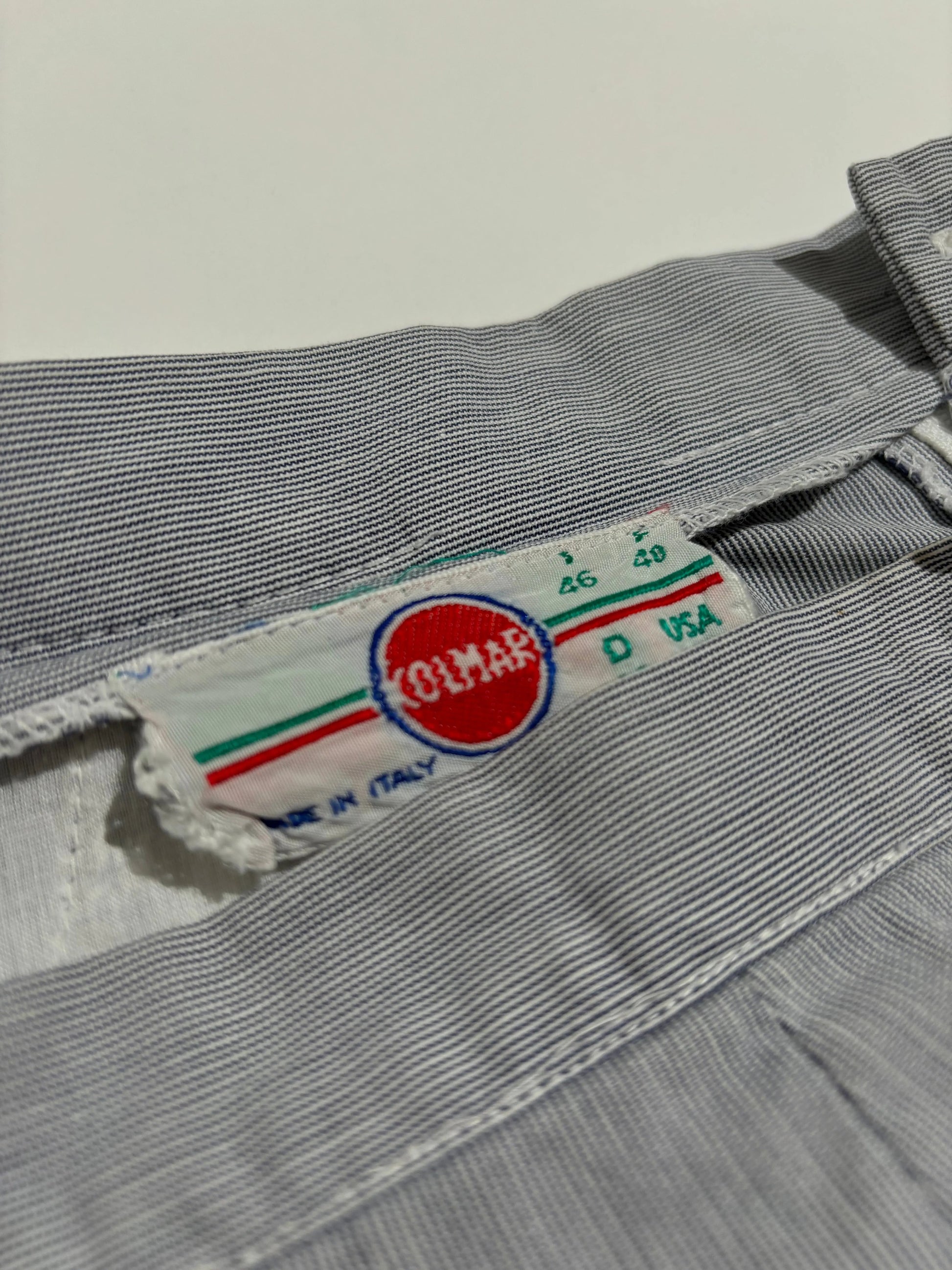 Colmar Grey Striped Classic Bermude Colmar