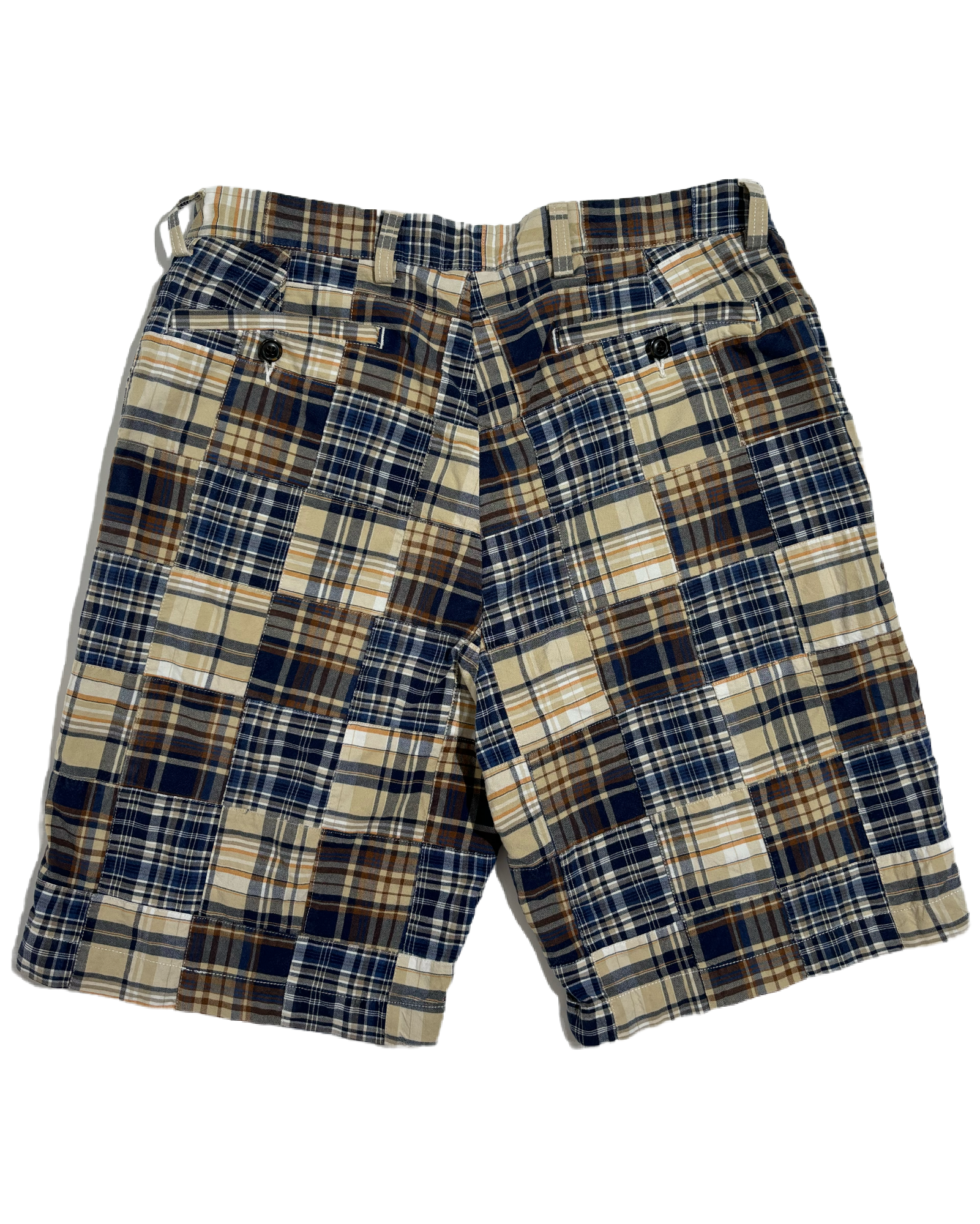 Nautica Blue Checkered Bermude