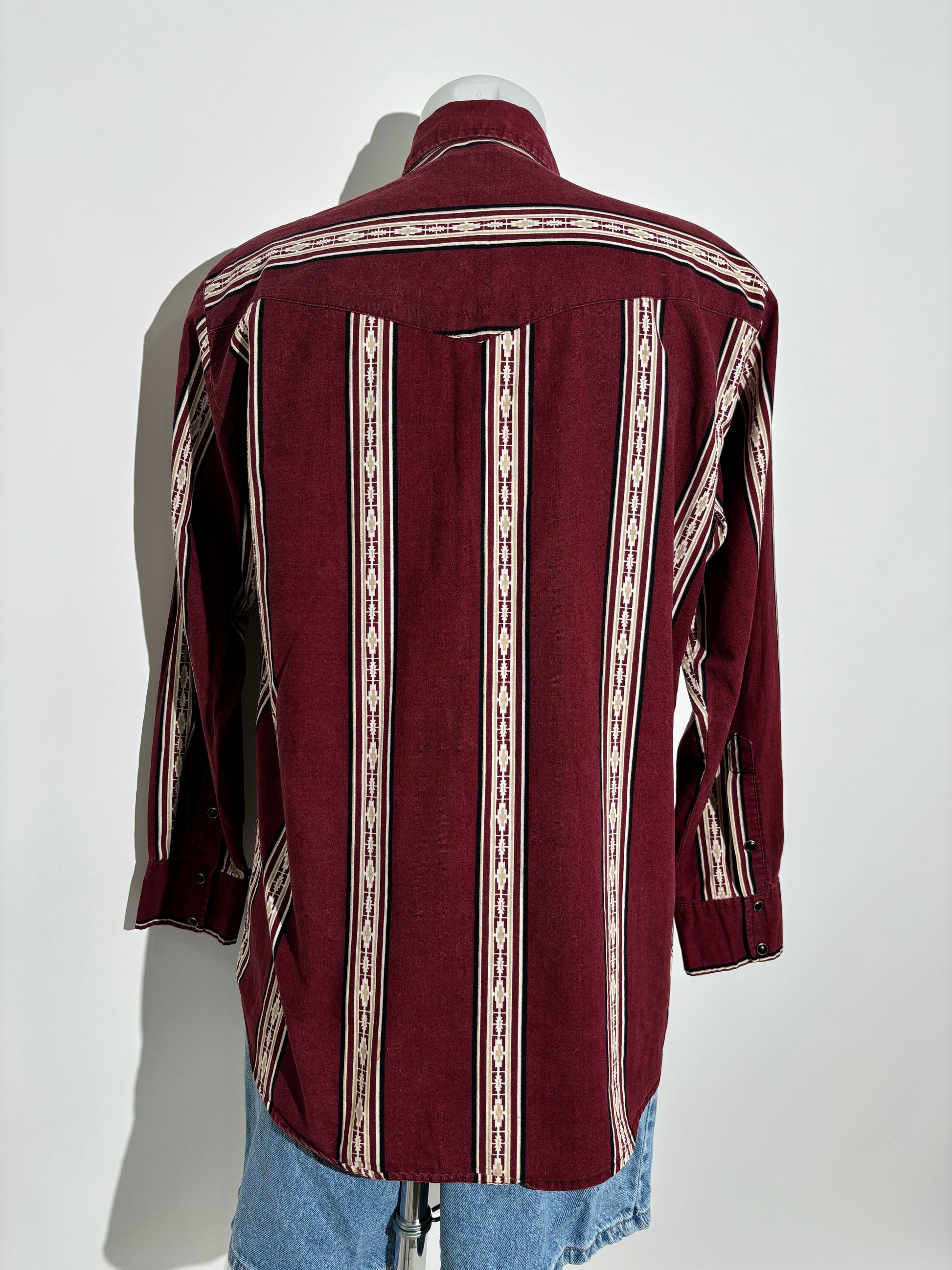 Rustic Plaid 70s Vintage Košulja HELM:VNTG