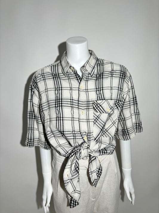 Grunge Plaid 90s Košulja HELM:VNTG