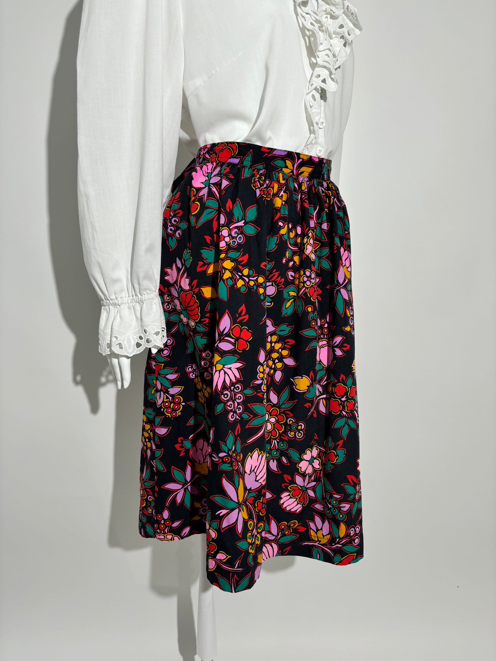 Vibrant Bloom 90s Suknja HELM:VNTG