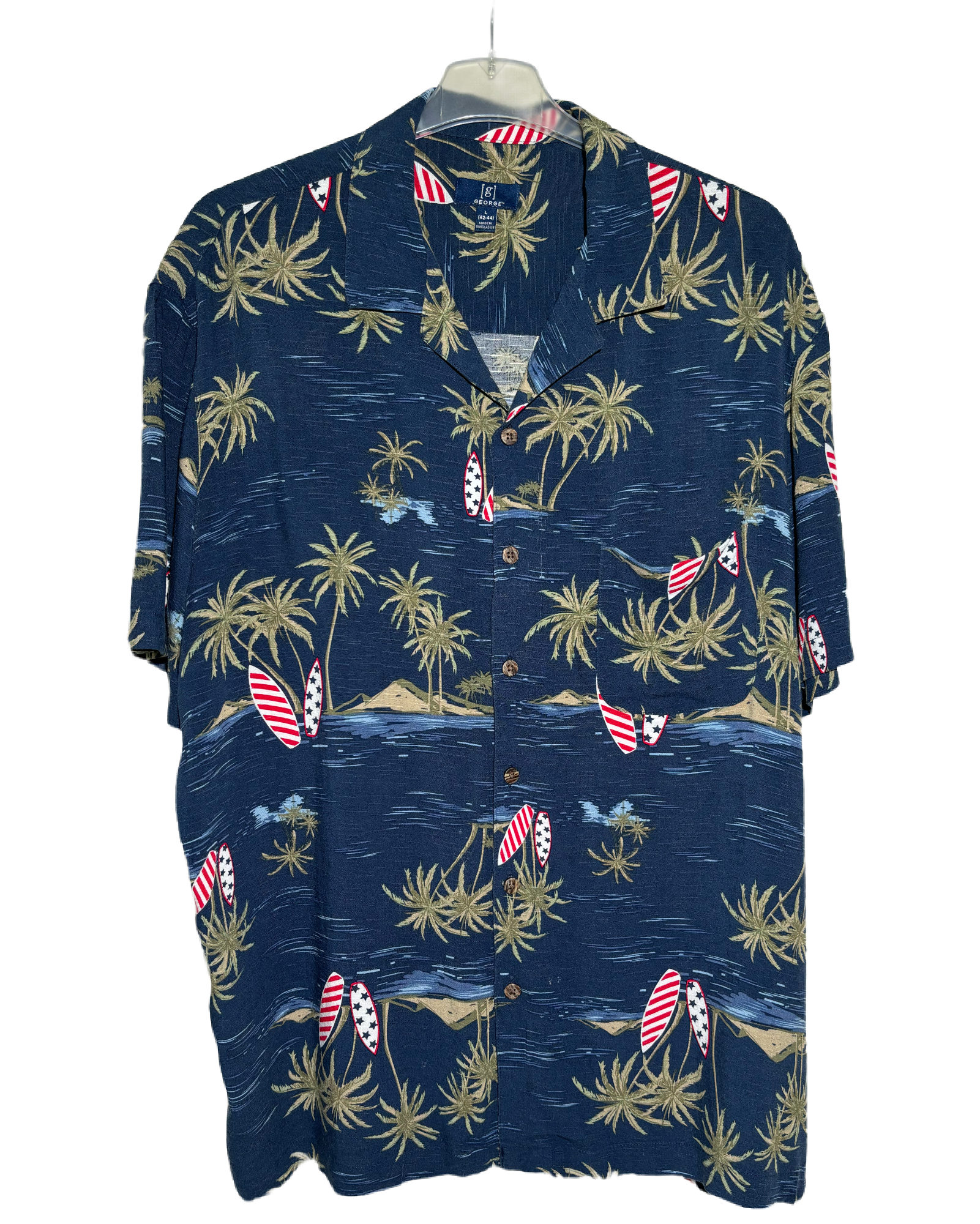 Surf's Up 80s Hawaiian Košulja HELM:VNTG