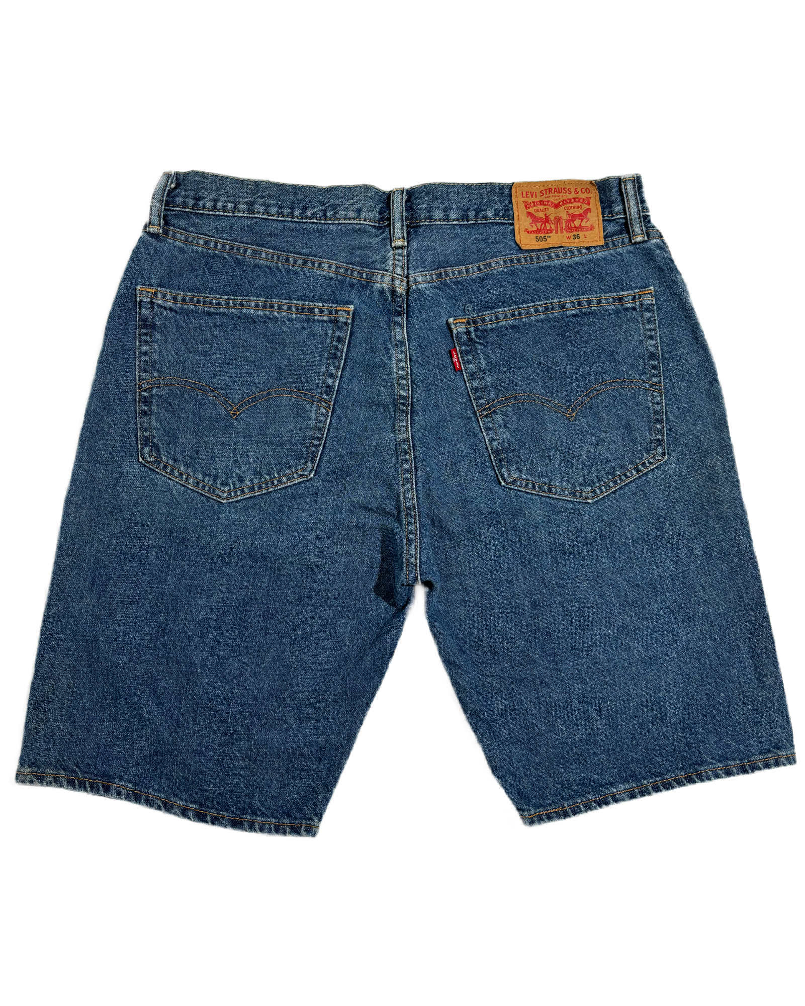 Levi's Classic Blue Denim Bermude