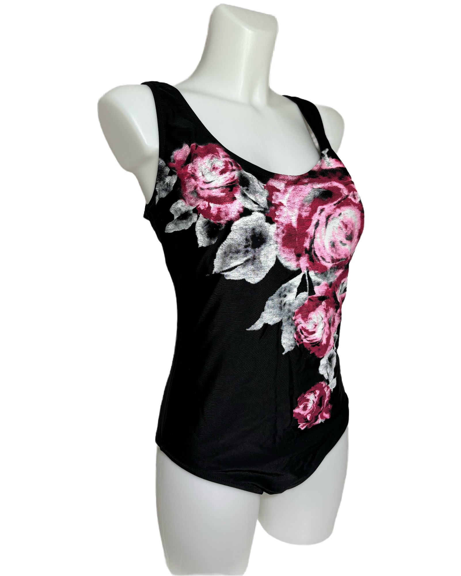 Romantic Roses 80s Floral Jednodelni Kupaći HELM:VNTG