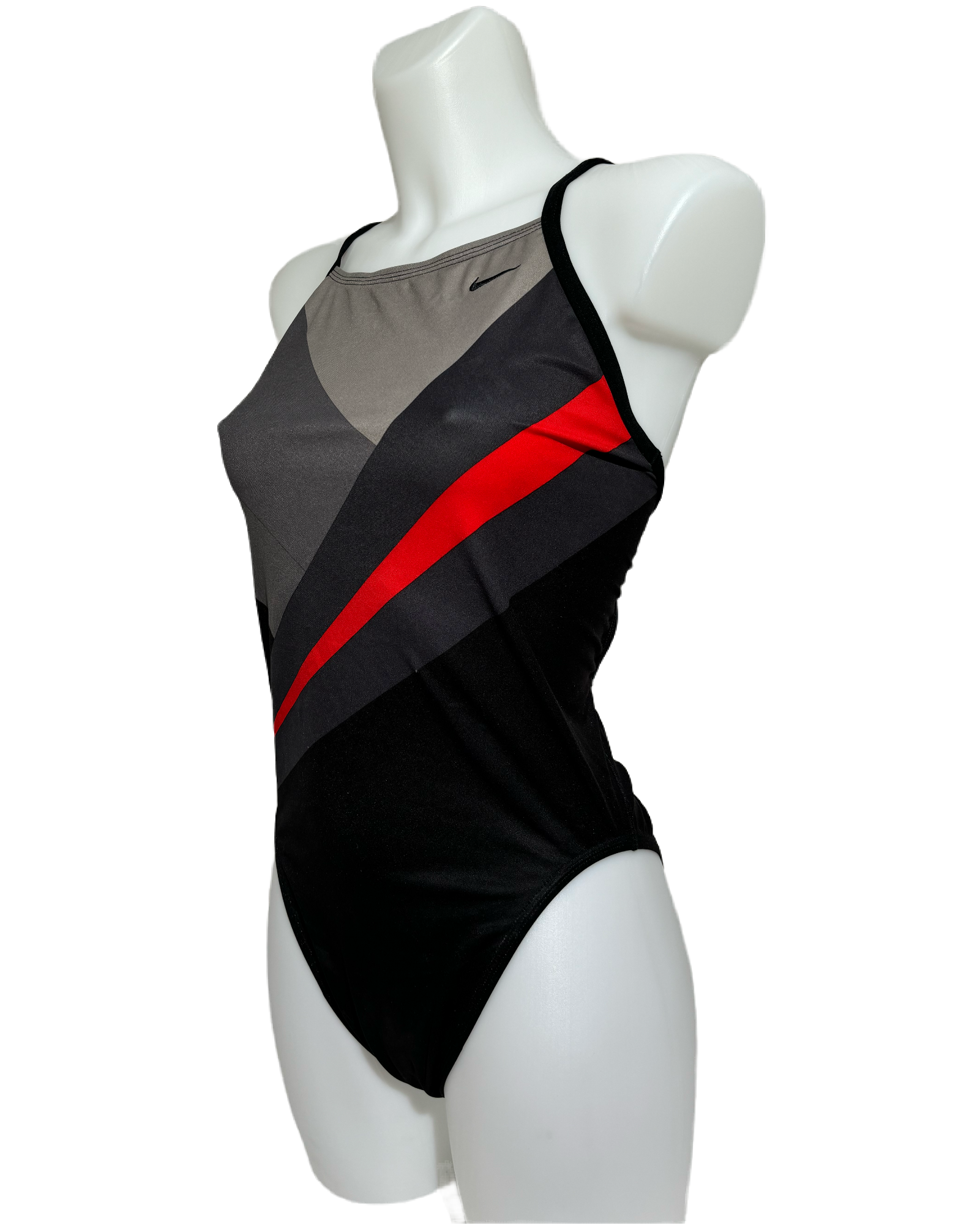 Sporty Stripe 90s Retro Jednodelni Kupaći HELM:VNTG