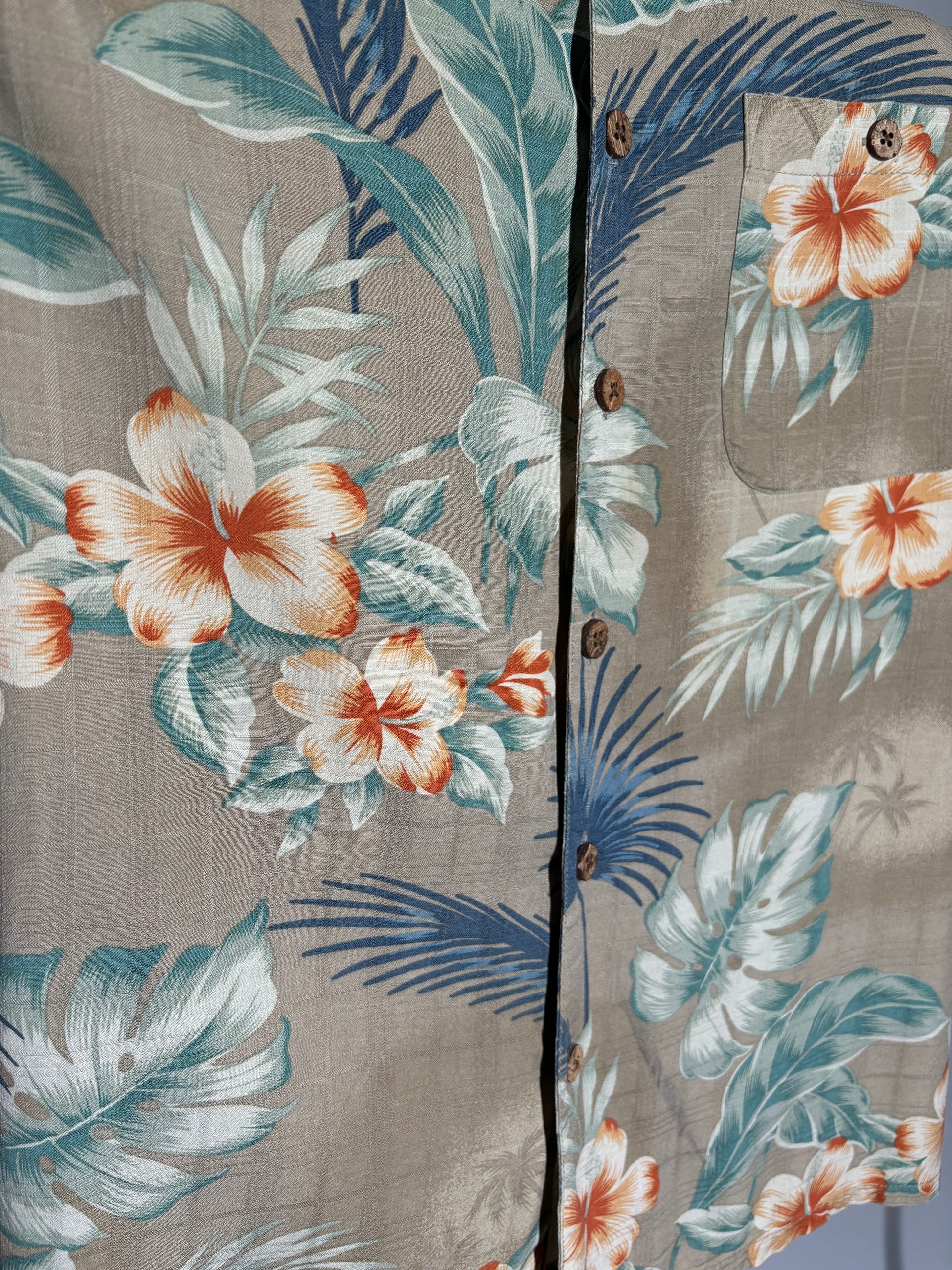 Floral Shore 90s Pattern Hawaiian Košulja