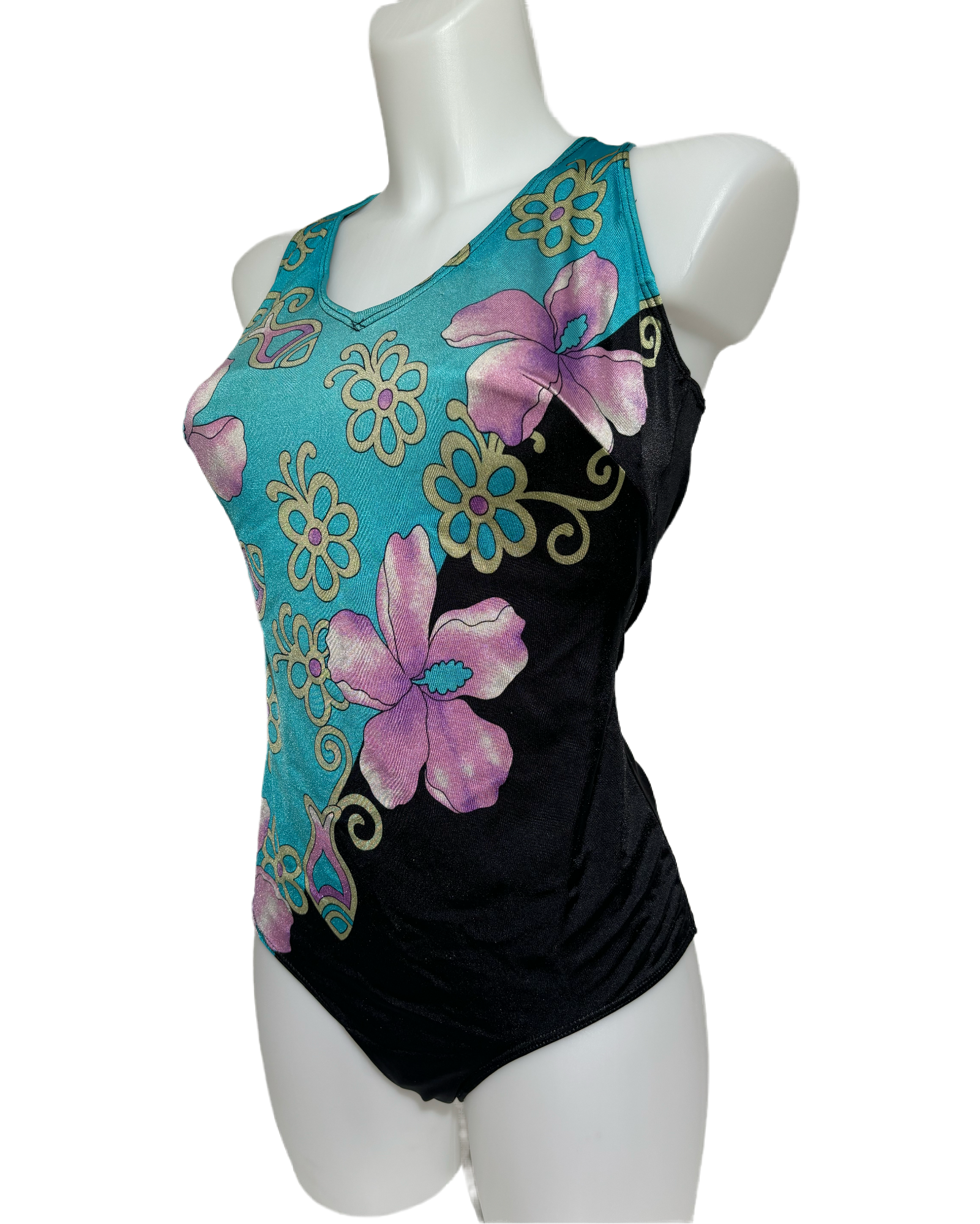 Tropical Elegance 90s Jednodelni Kupaći HELM:VNTG