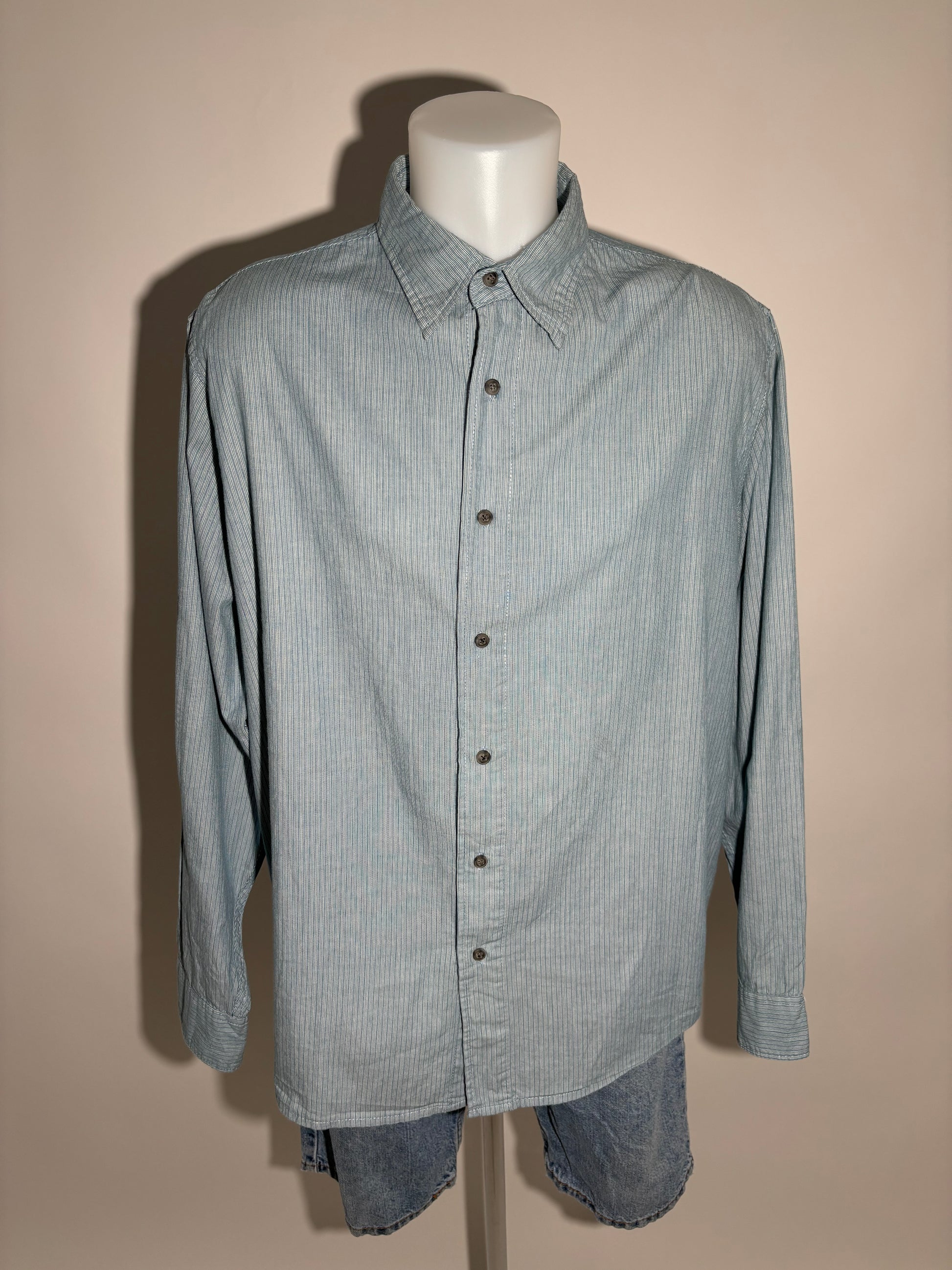 Lee Dungarees Sky Blue Striped Košulja Lee