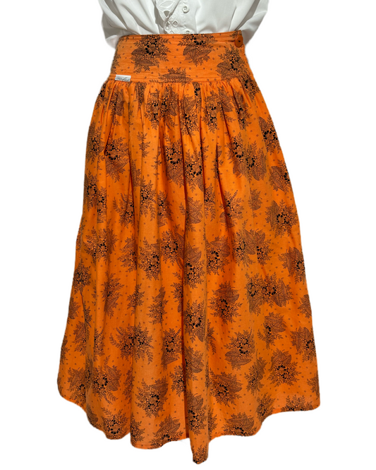 Floral Dreams 70s Romantic Suknja HELM:VNTG