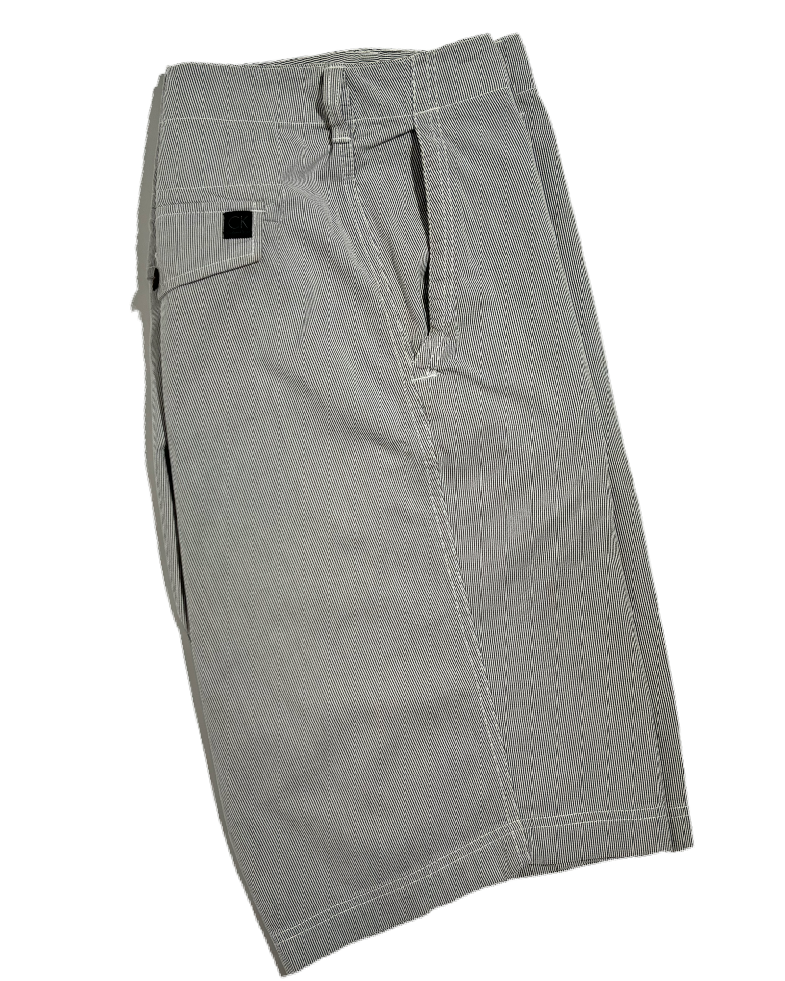 Calvin Klein Grey Striped Classic Bermude Calvin Klein