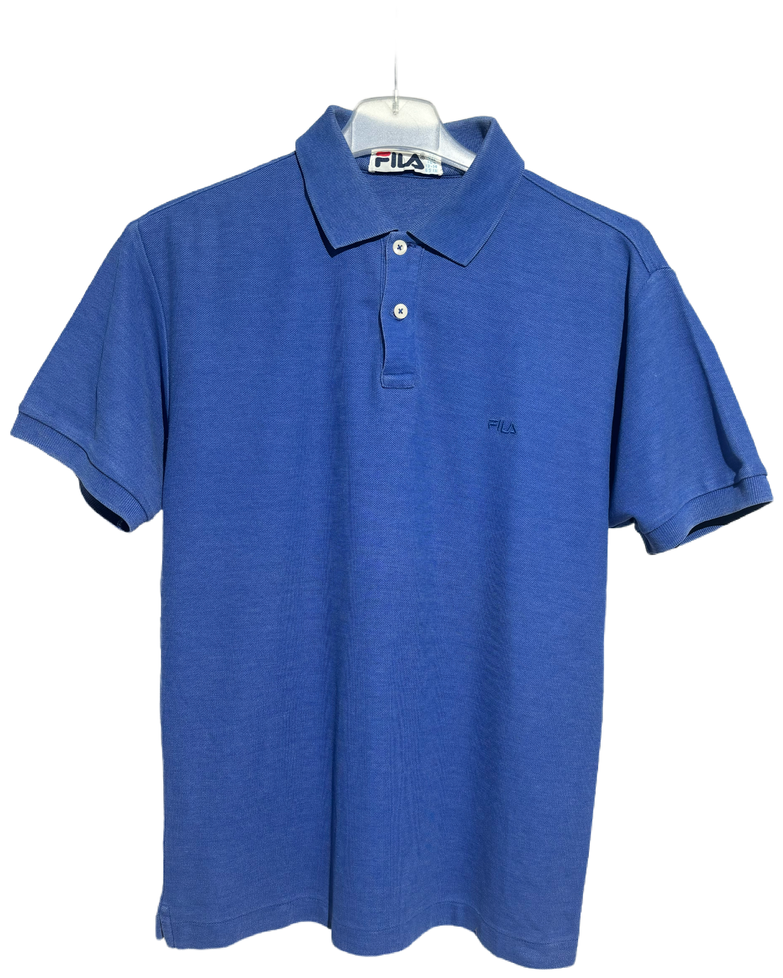 Fila Blue Vintage Plain Polo Majica HELM:VNTG