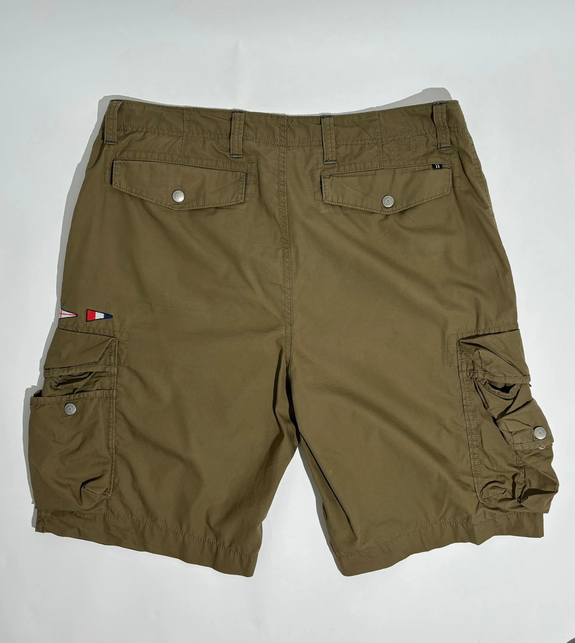 Nautica 30th Anniversary Dark Olive Cargo Bermude Nautica