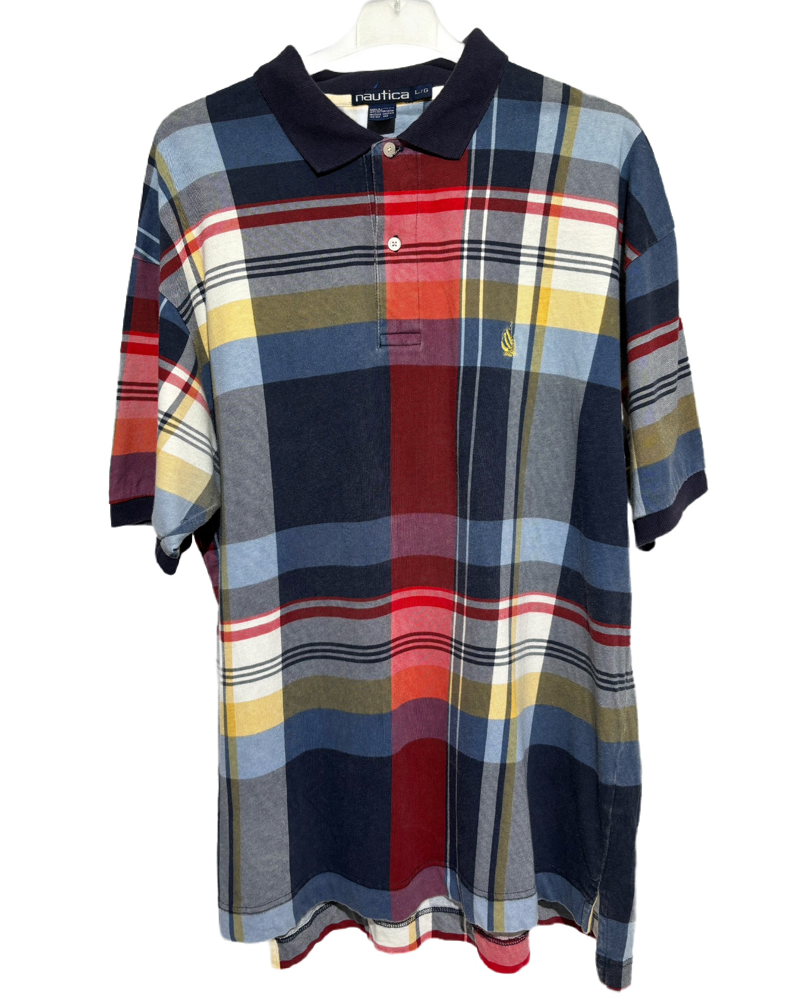 Nautica Bold Multicolor Checkered Polo Majica Nautica