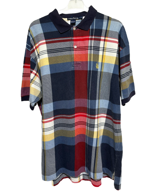 Nautica Bold Multicolor Checkered Polo Majica Nautica