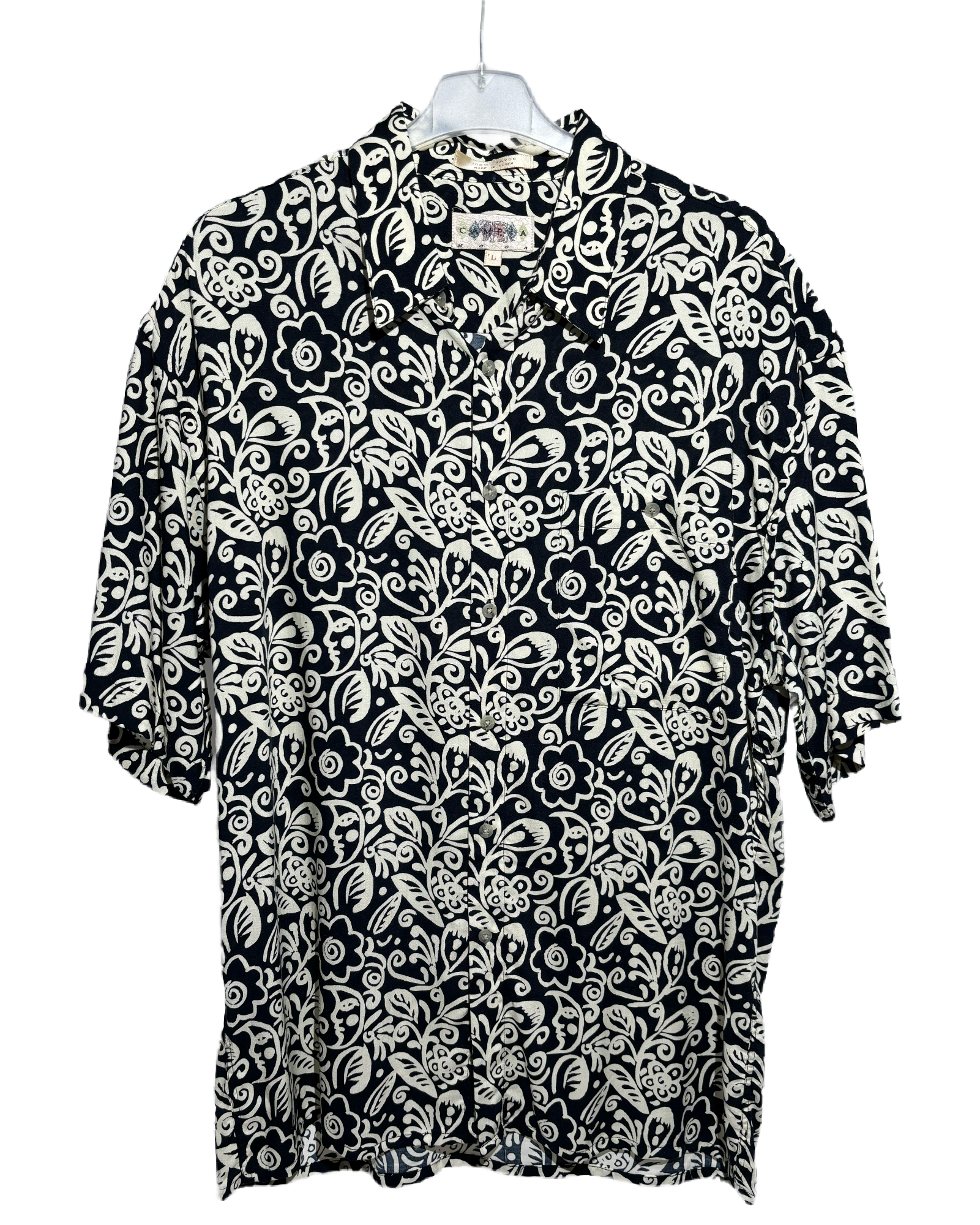 Tikki Fiesta 90s Hawaiian Košulja HELM:VNTG