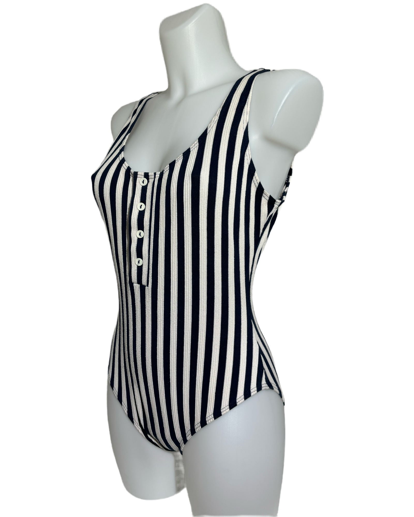 Nautical Stripe 90s Jednodelni Kupaći HELM:VNTG