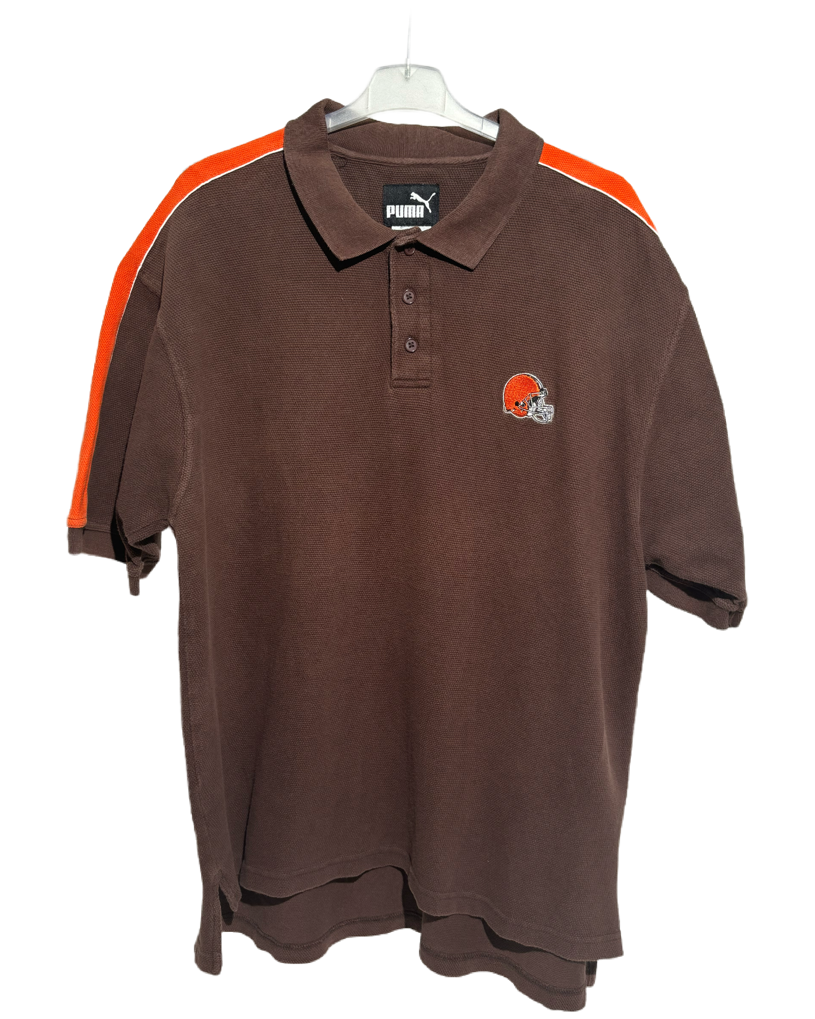 Puma Rare NFL Vintage Brown Polo Majica HELM:VNTG