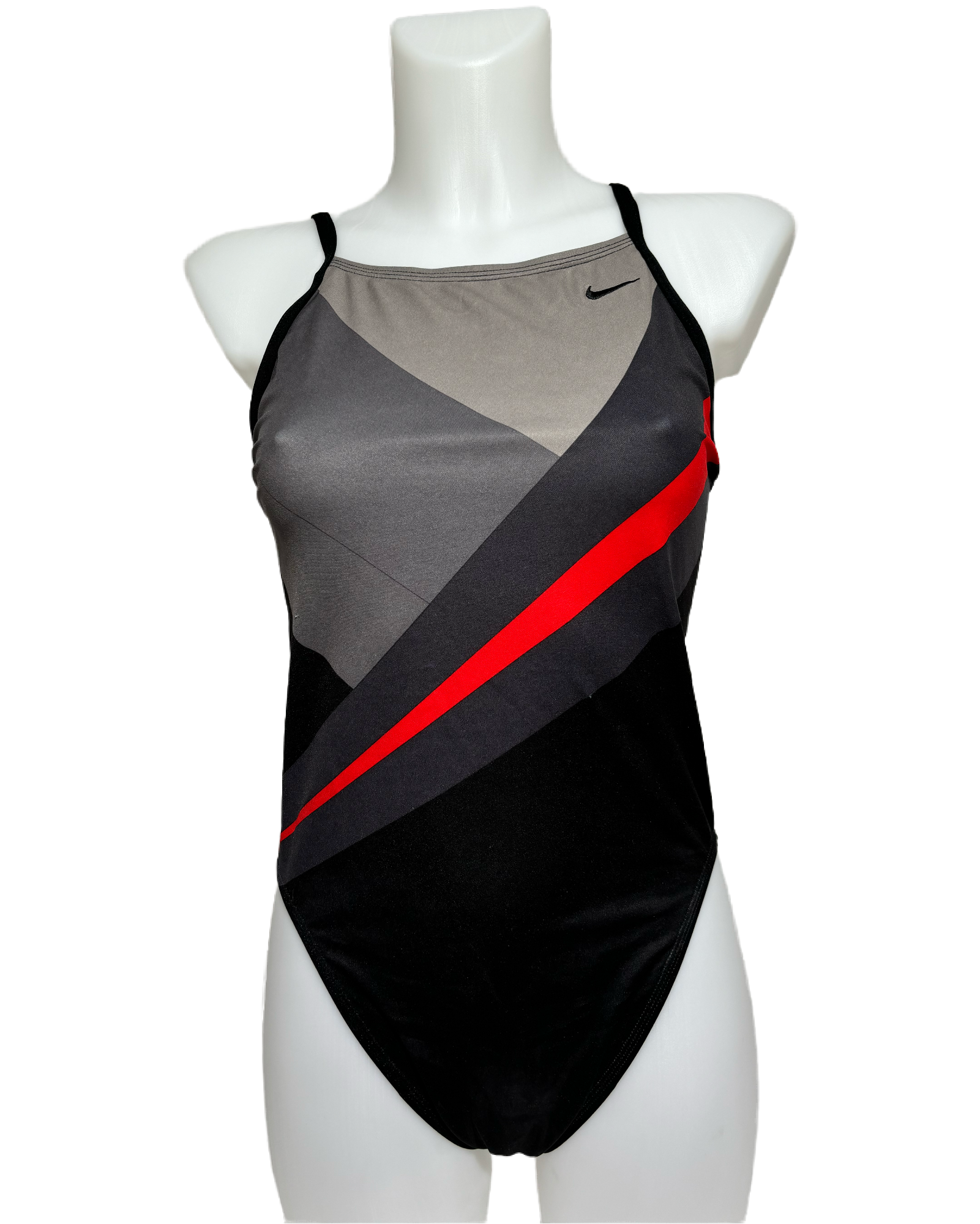 Sporty Stripe 90s Retro Jednodelni Kupaći HELM:VNTG