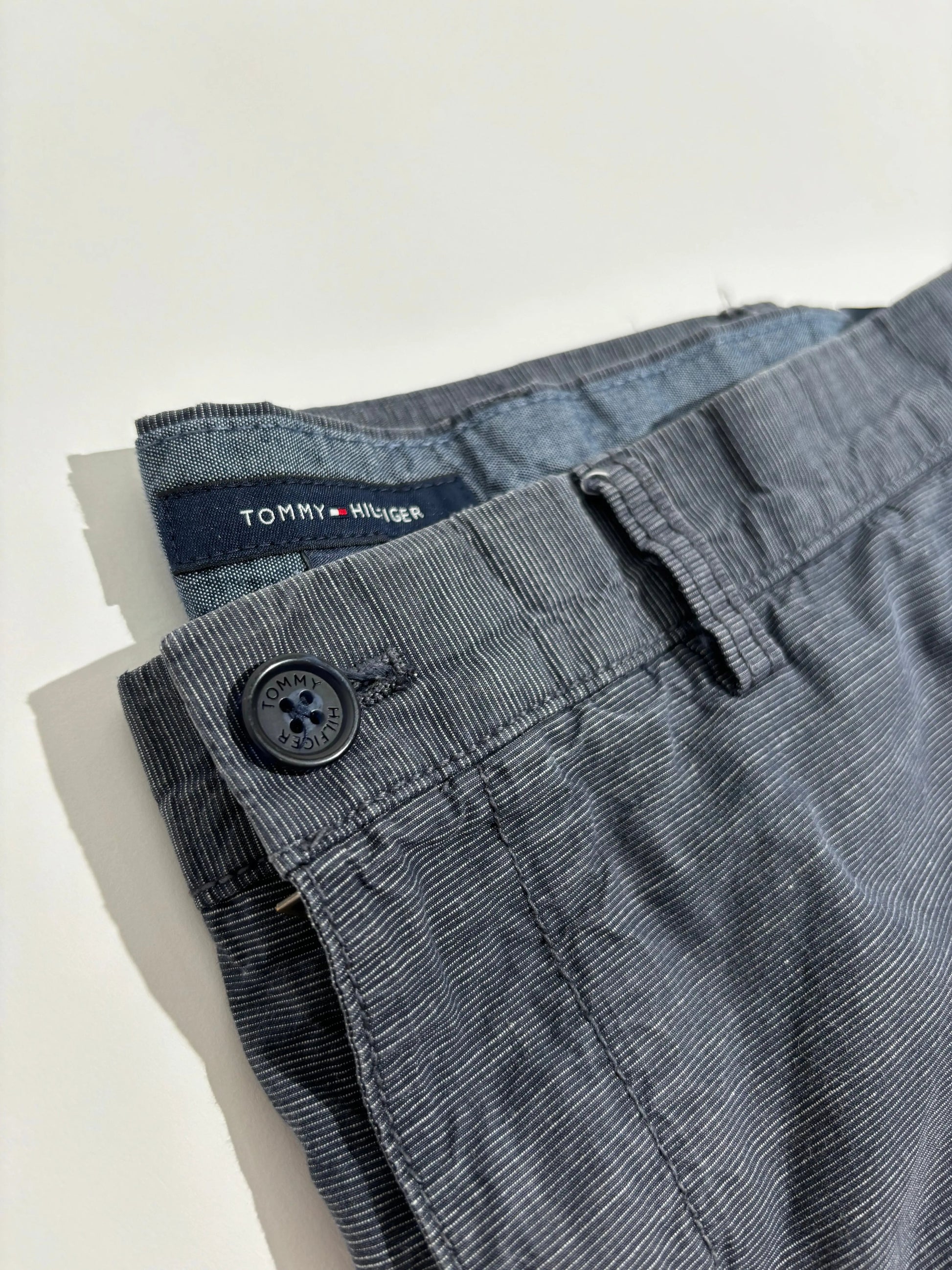 Tommy Hilfiger Grey Striped Bermude Tommy Hilfiger