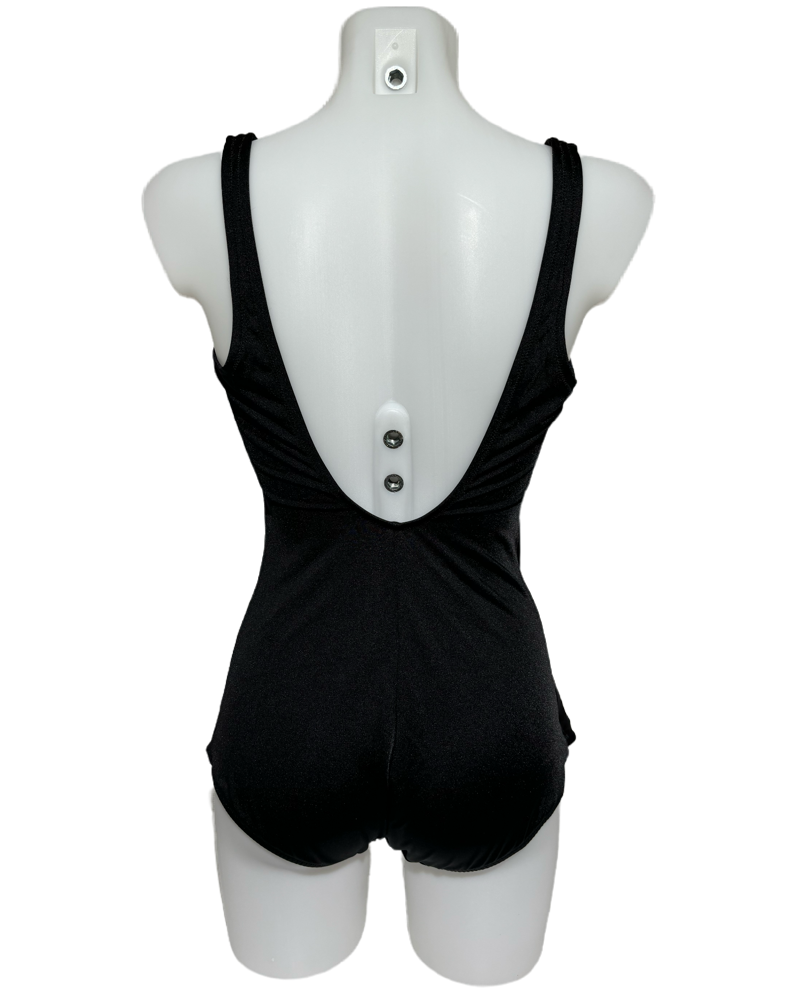 Elegant Noir 80s Minimalist Jednodelni Kupaći HELM:VNTG