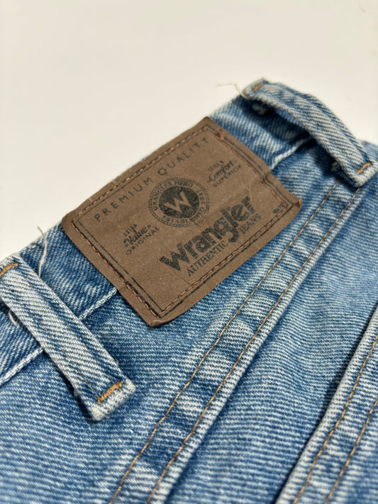 Wrangler Light Blue Classic Denim Bermude
