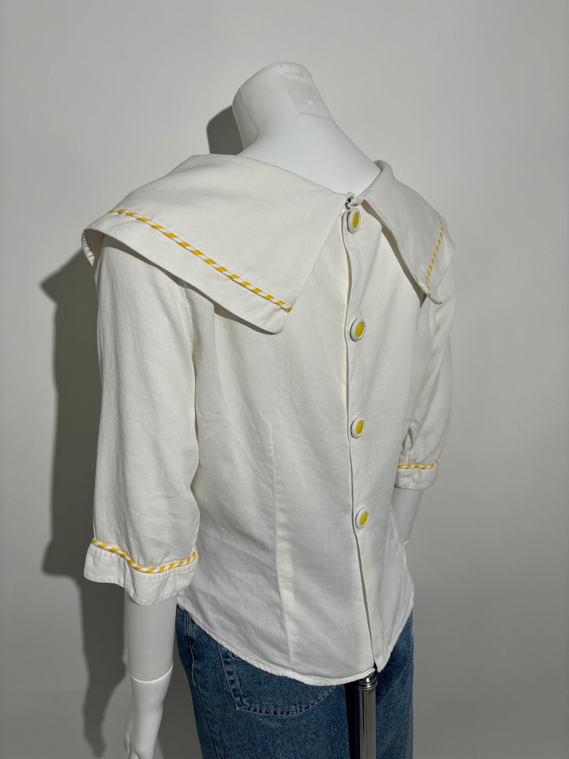 Sunlit Sailor 80s Vintage Bluza HELM:VNTG