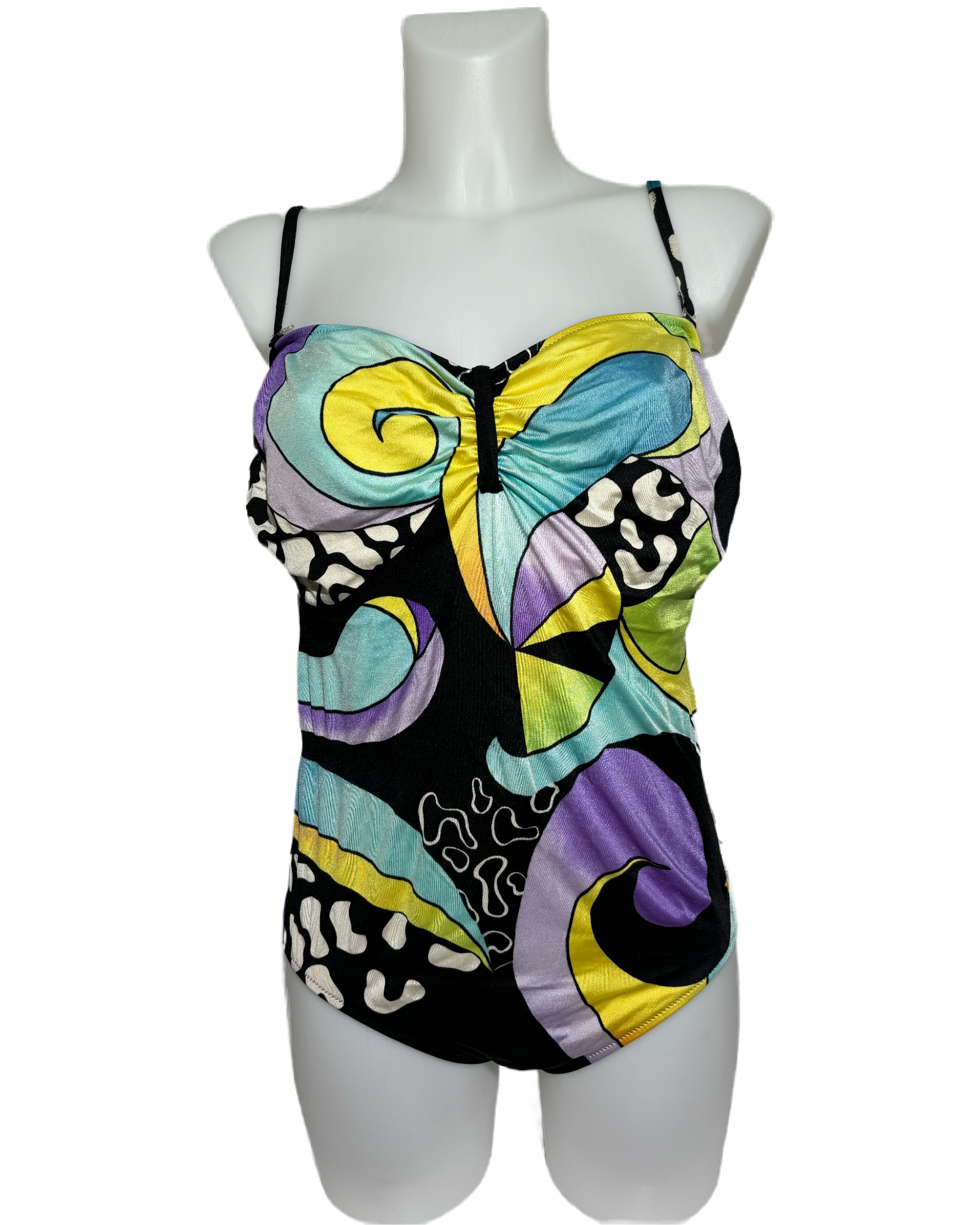 Retro Vibes 80s Abstract Jednodelni Kupaći HELM:VNTG