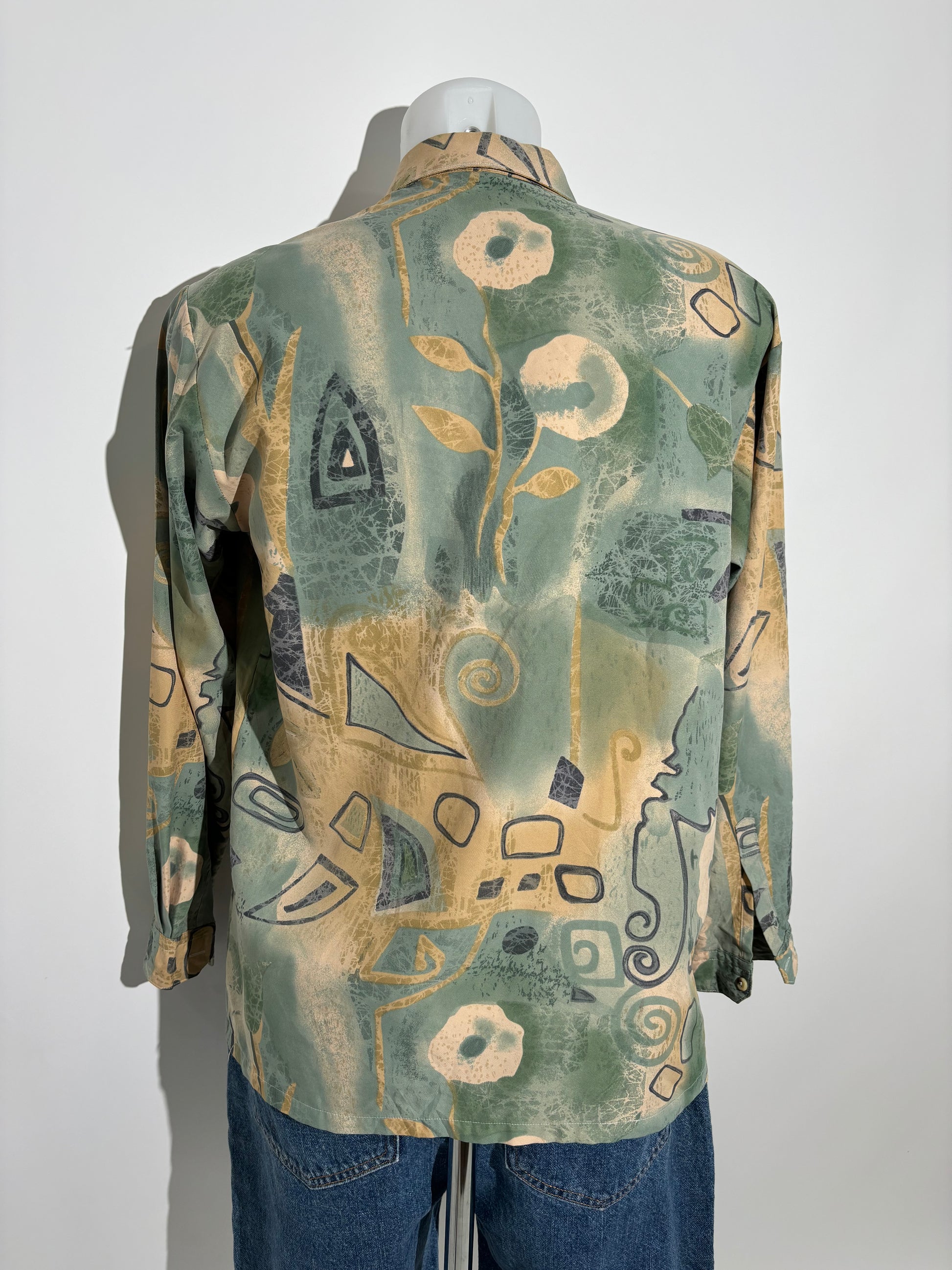 Eko Abstract 80s Casual Košulja HELM:VNTG