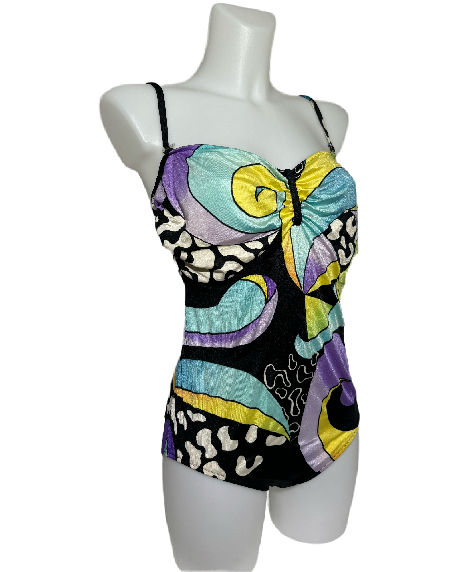 Retro Vibes 80s Abstract Jednodelni Kupaći HELM:VNTG