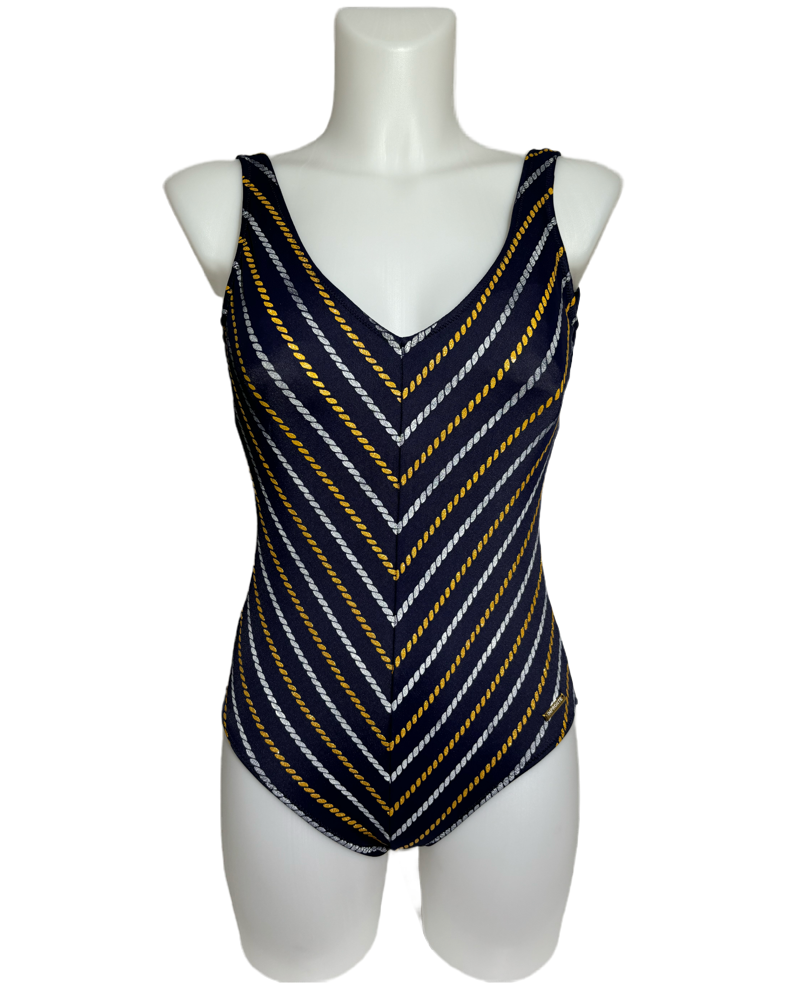 Nautical Stripes 80s Jednodelni Kupaći HELM:VNTG