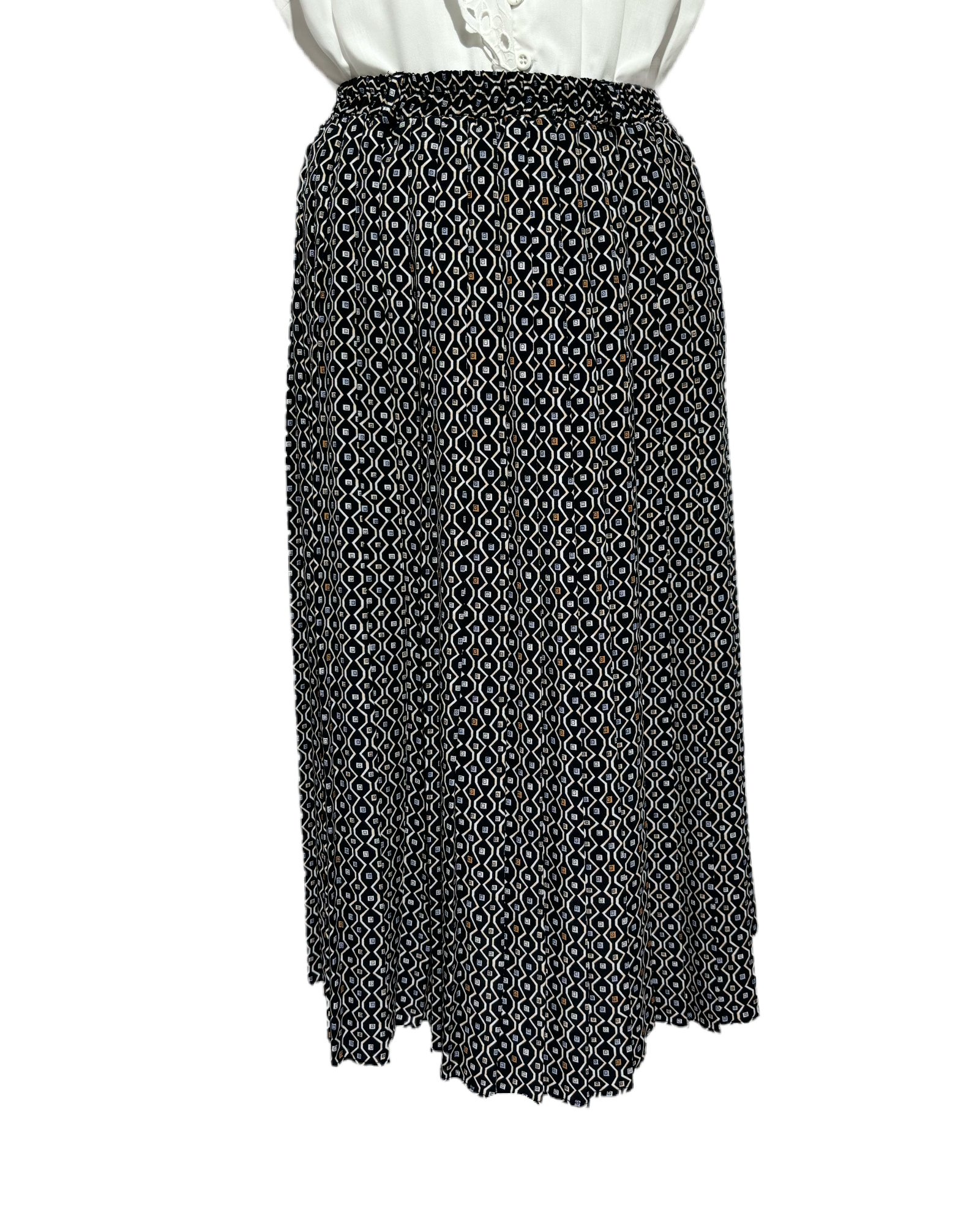 Geometric Harmony 90s Pattern Suknja HELM:VNTG